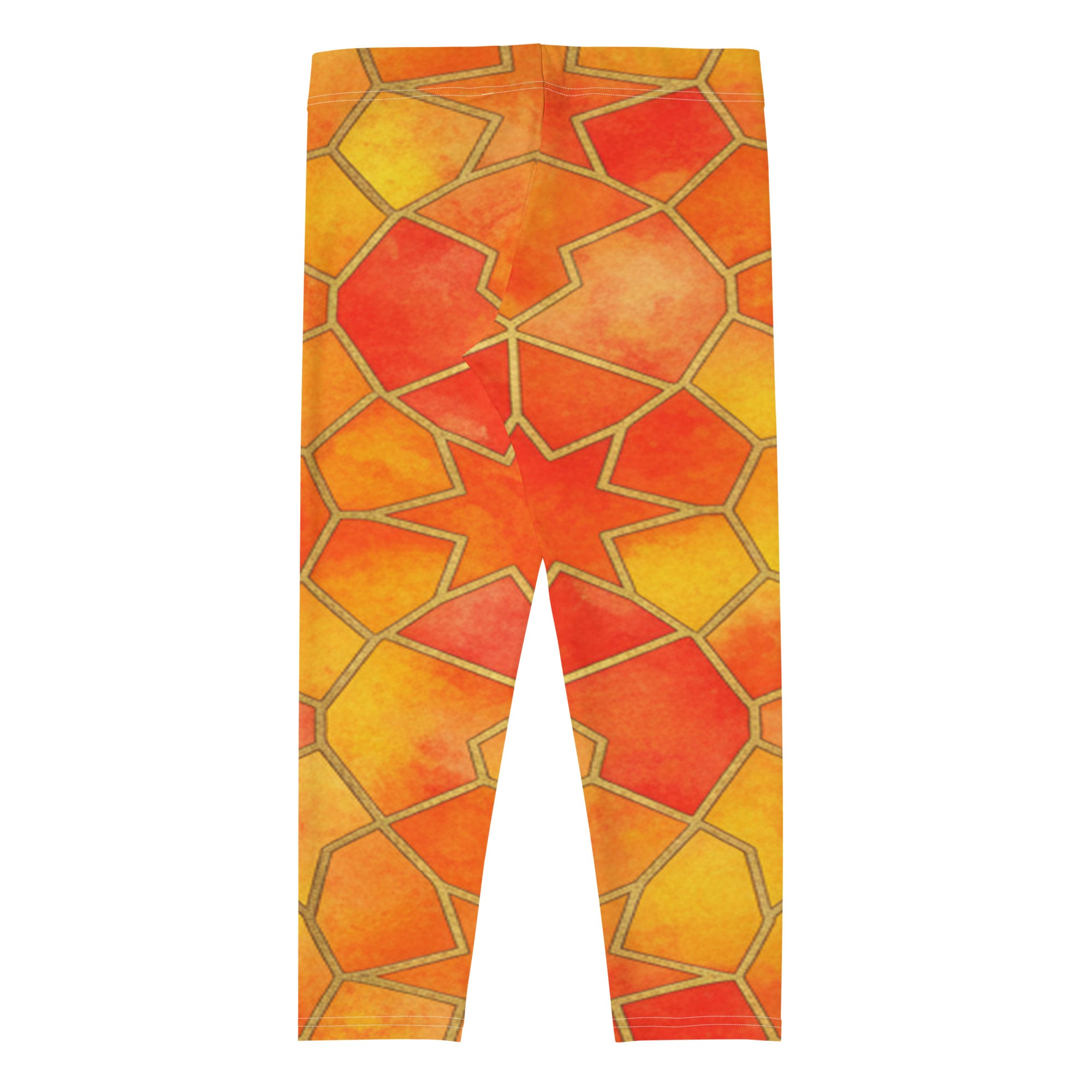 Sunset Blaze Capri Leggings | GearBunch