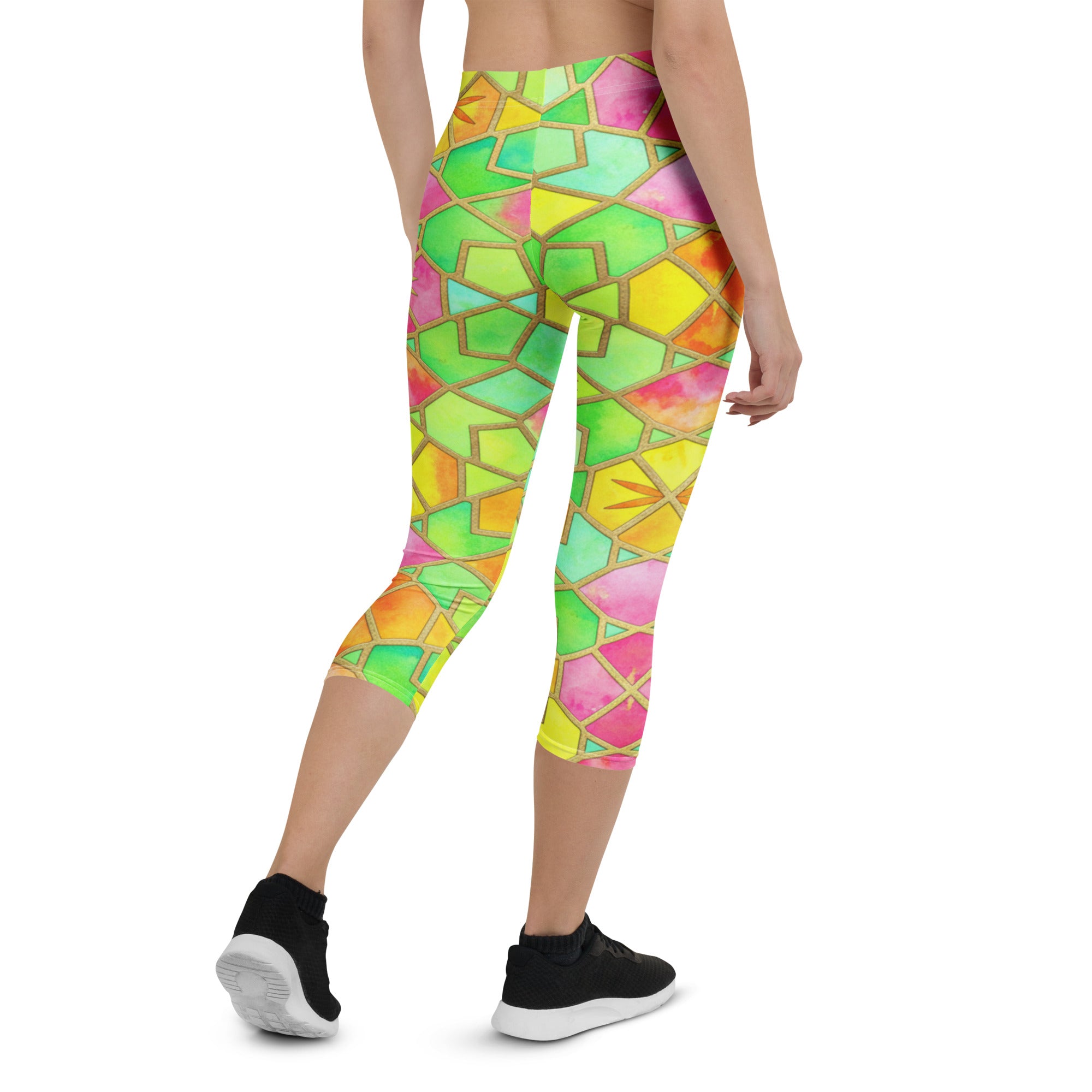 Tropical Punch Capri Leggings | GearBunch