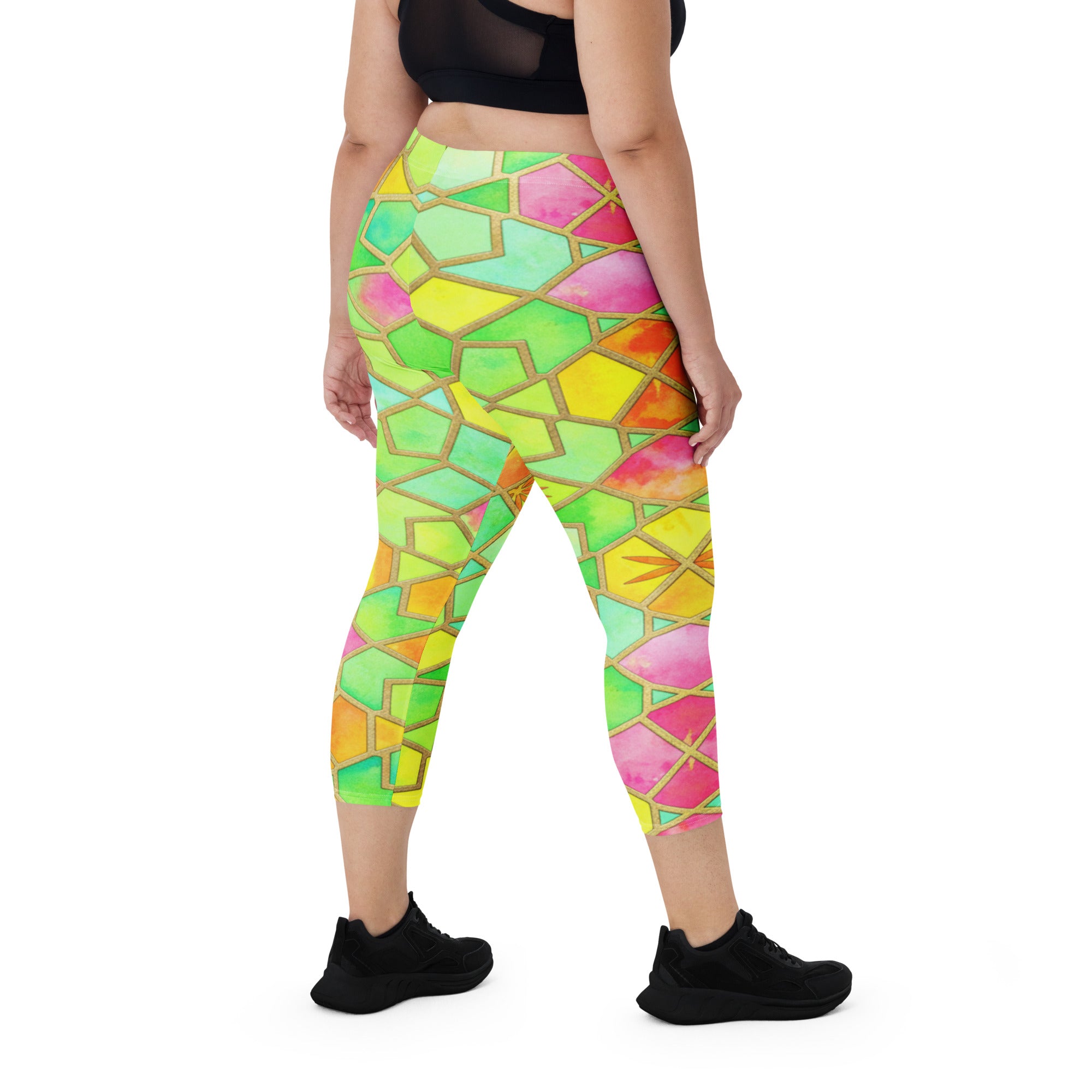 Tropical Punch Capri Leggings | GearBunch