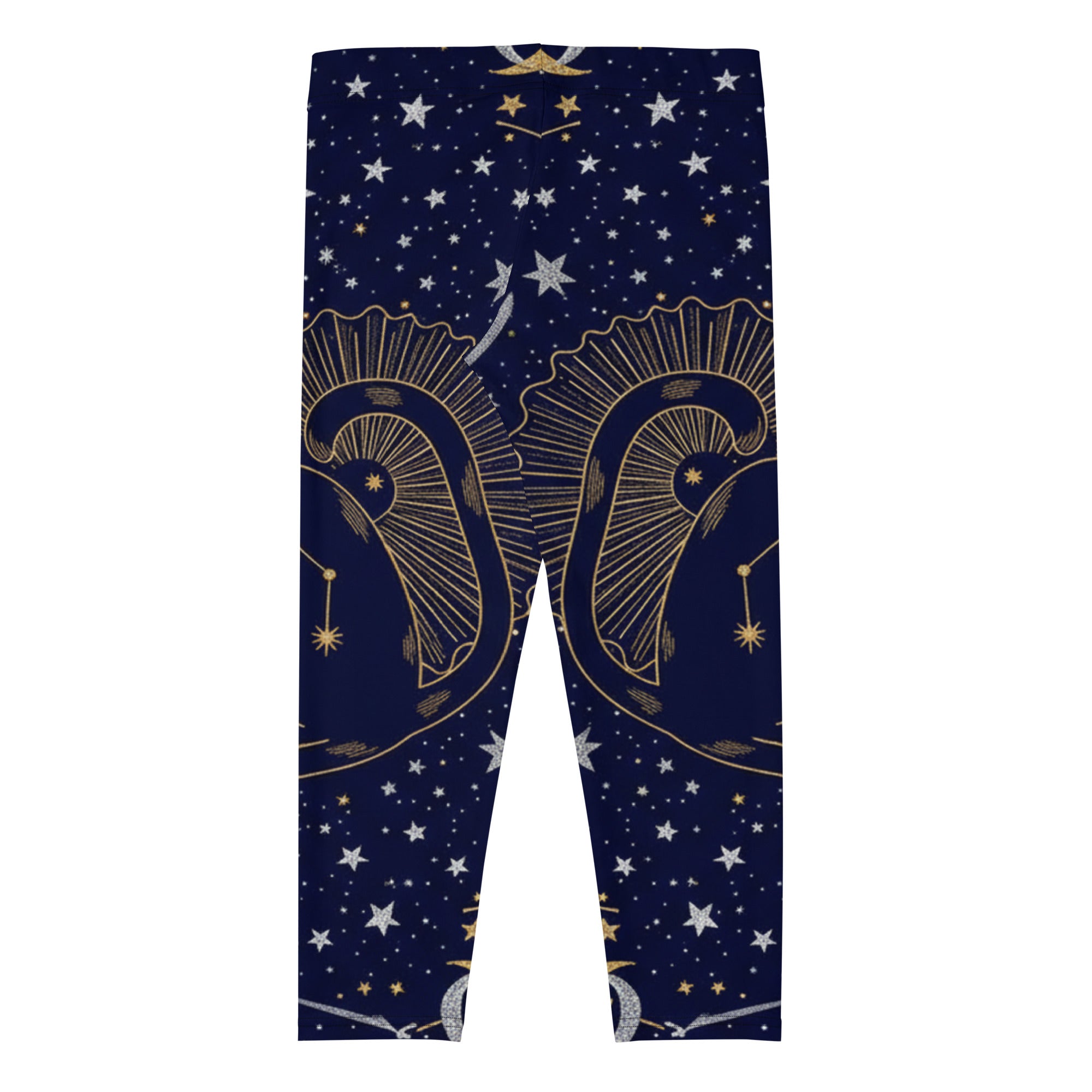 Black Cat Constellation Capri Leggings | GearBunch