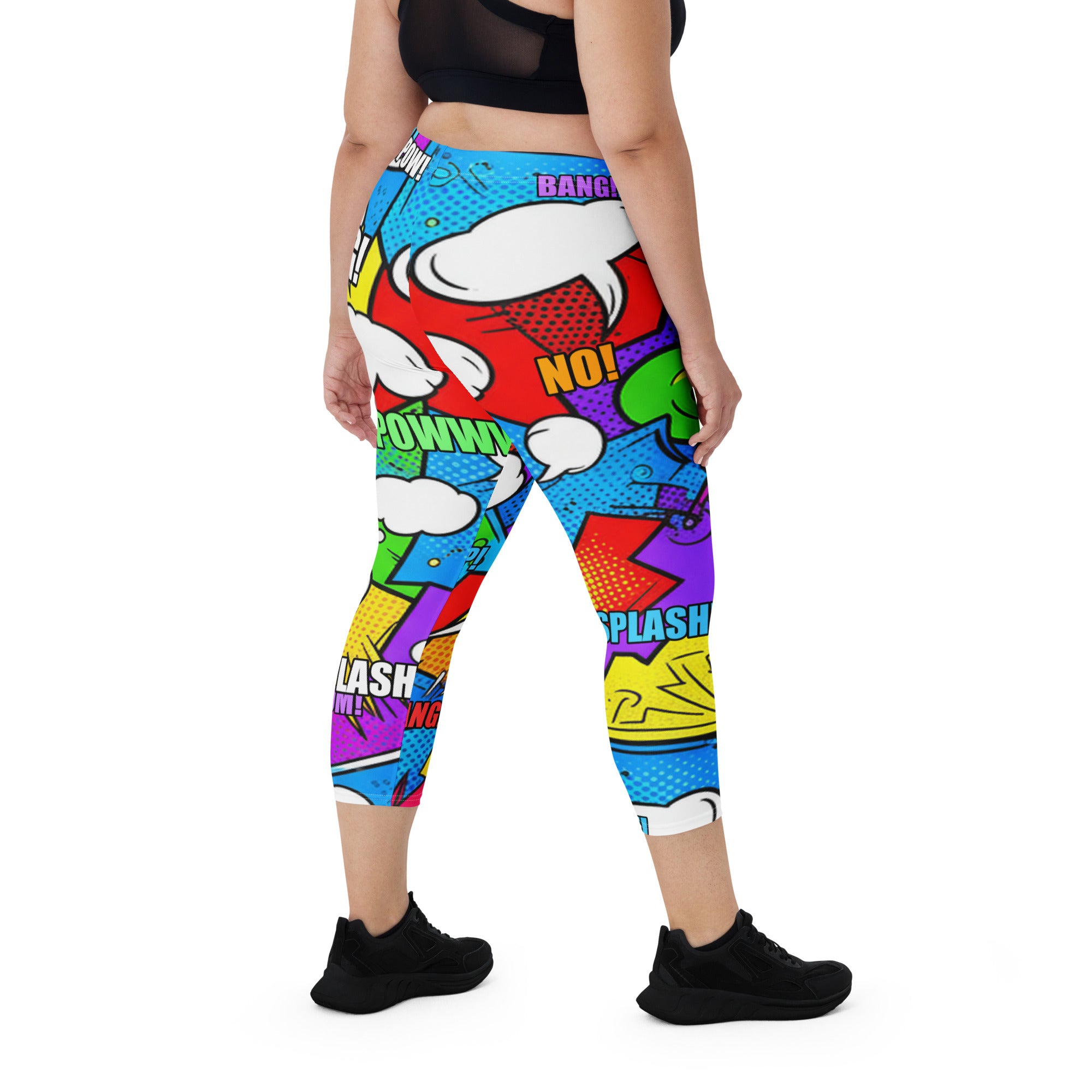 Comic Hero Capri Leggings | GearBunch