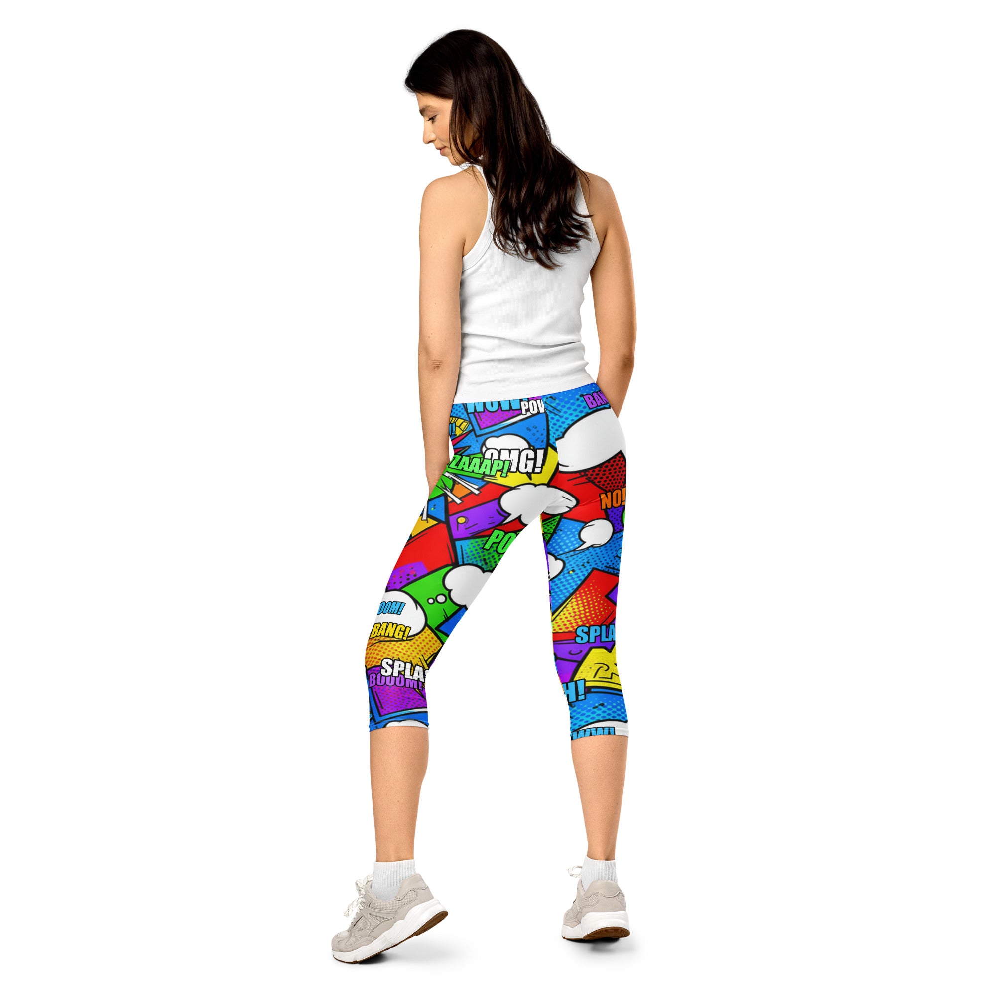 Comic Hero Capri Leggings | GearBunch