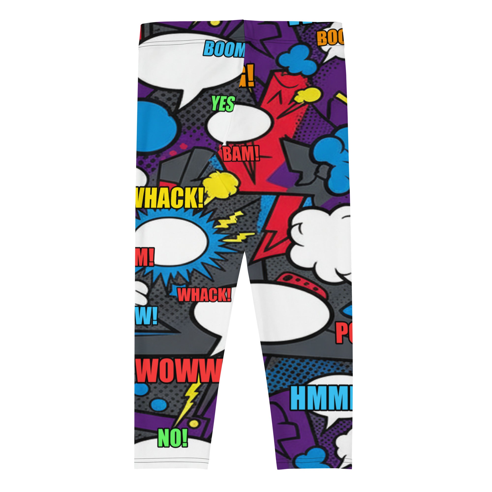 Comic Strip Dark Knight Capri Leggings | GearBunch