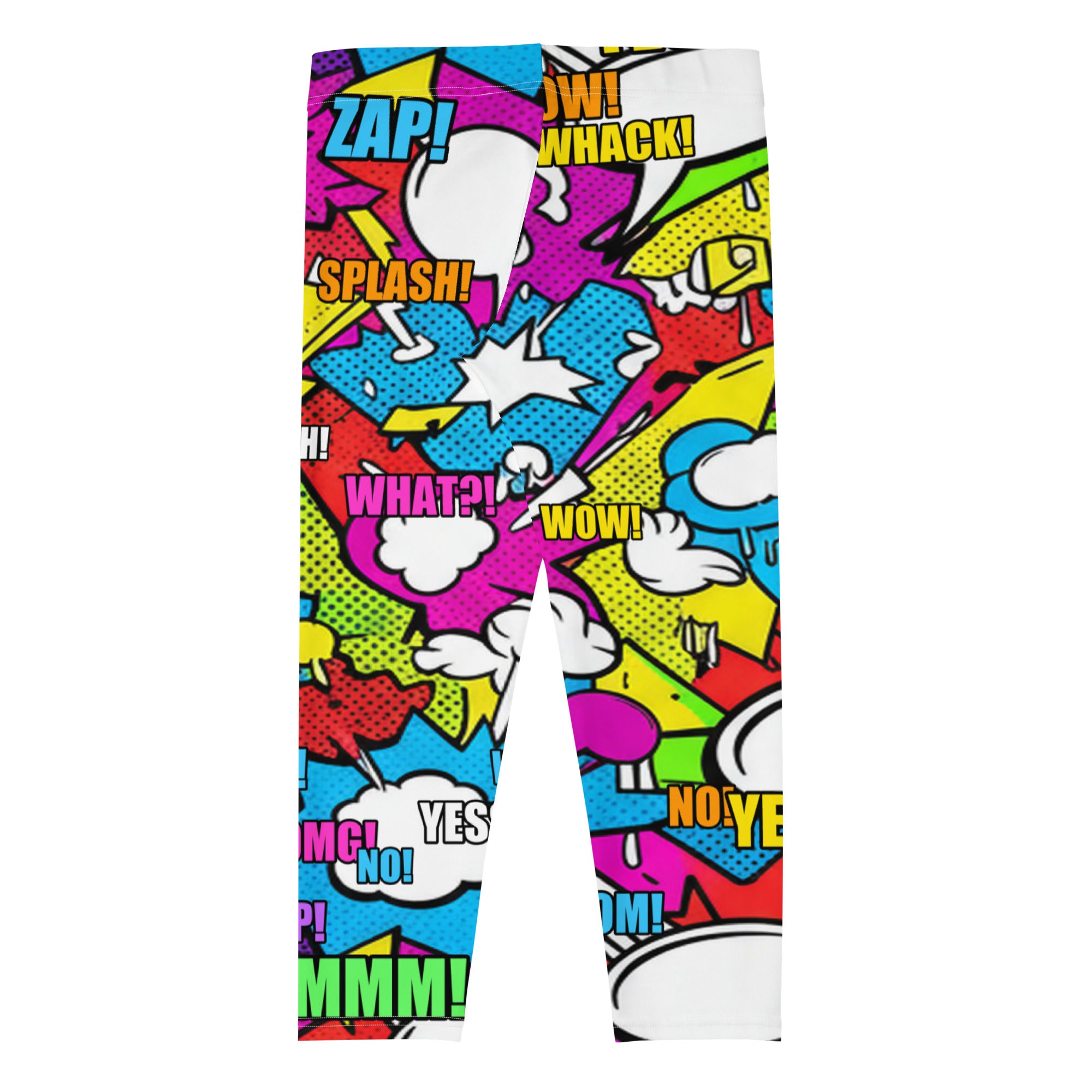 Comic Strip Graffiti Street Capri Leggings | GearBunch