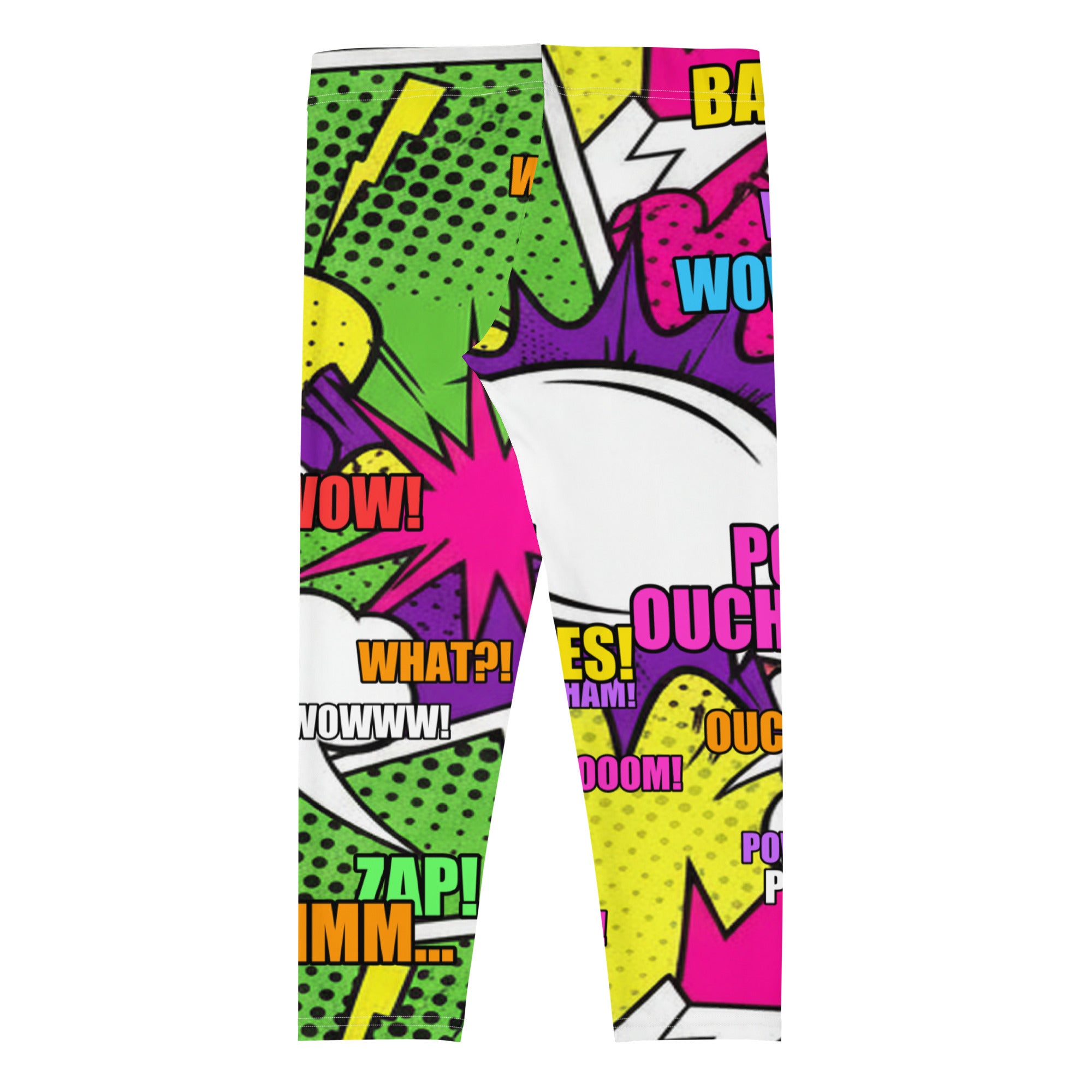 Comic Villain Neon Capri Leggings | GearBunch