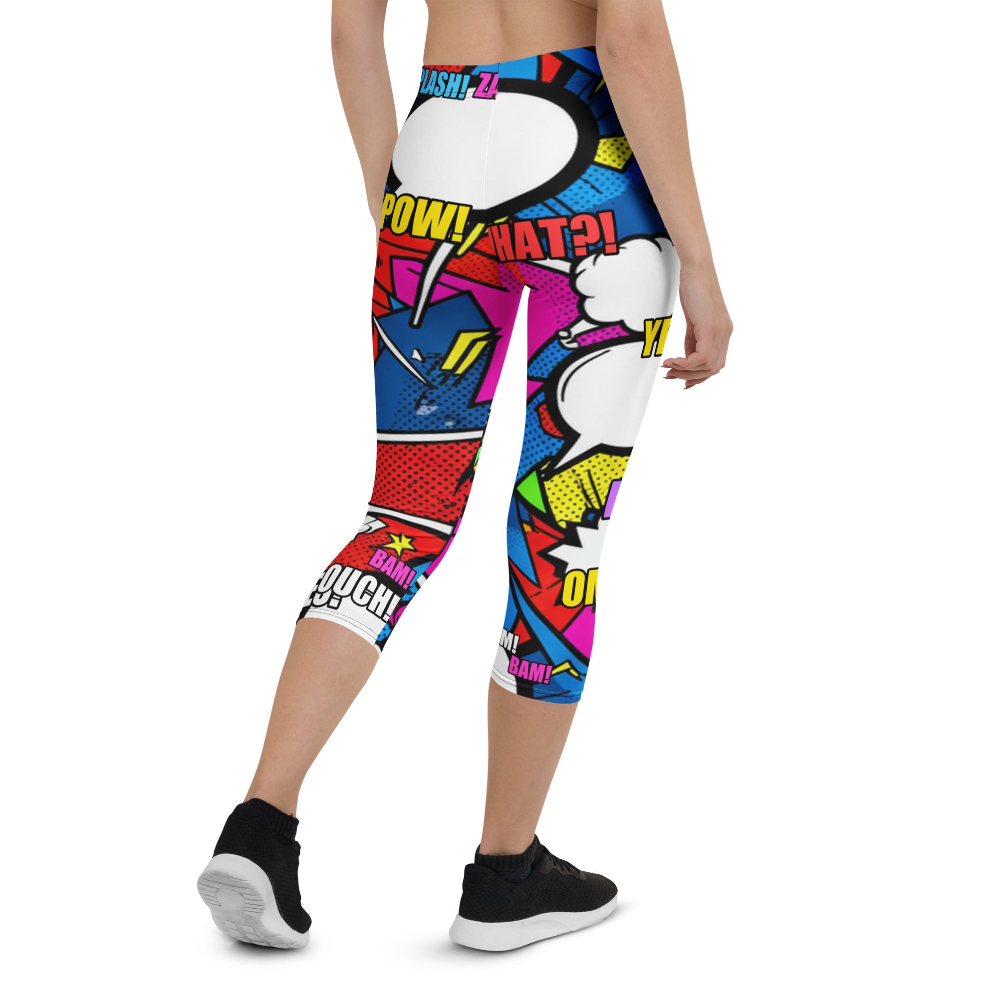 Comic Ninja Night Capri Leggings | GearBunch