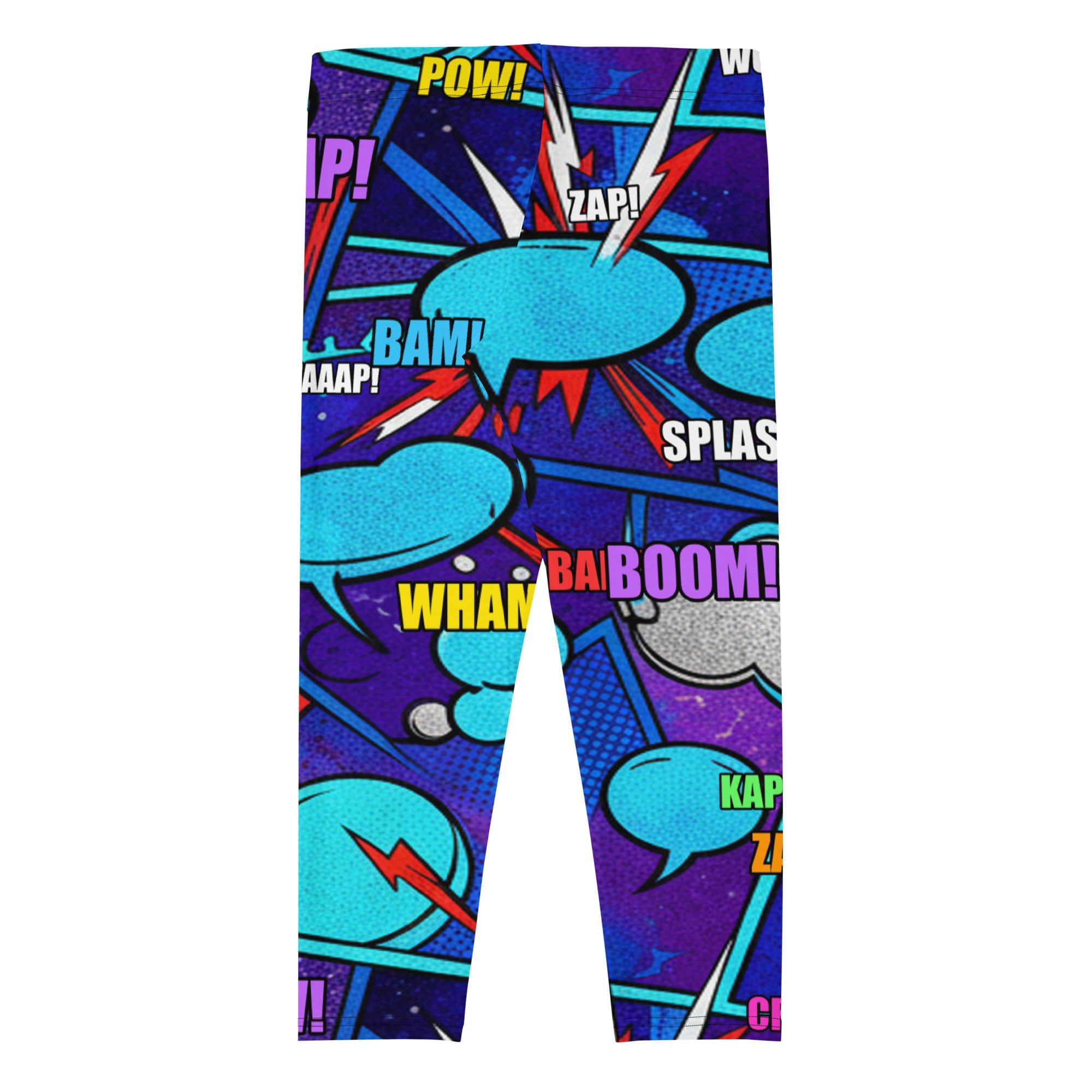 Comic Strip Space Battle Capri Leggings | GearBunch