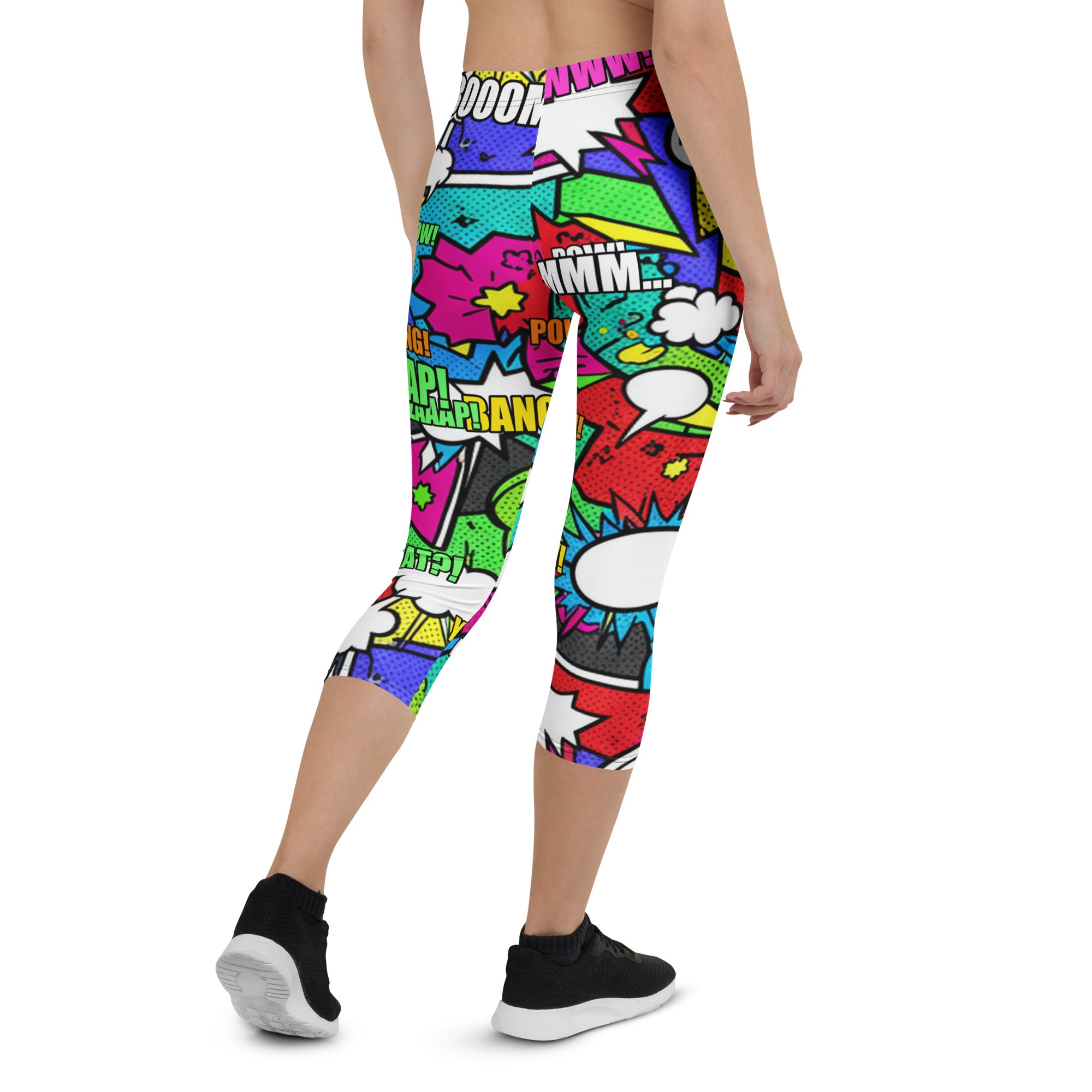 Comic Zombie Apocalypse Capri Leggings | GearBunch