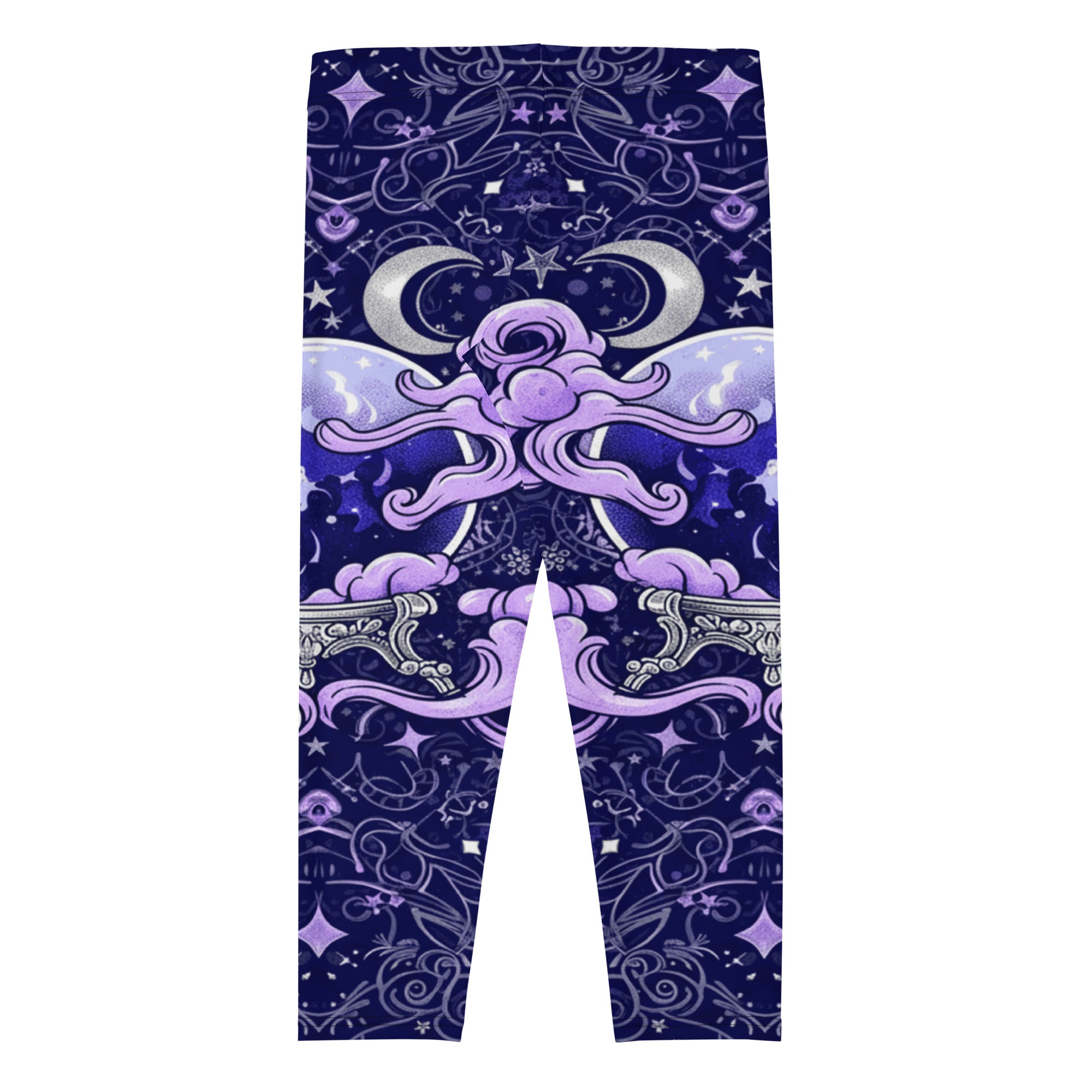 Crystal Ball Smoke Magic Capri Leggings | GearBunch