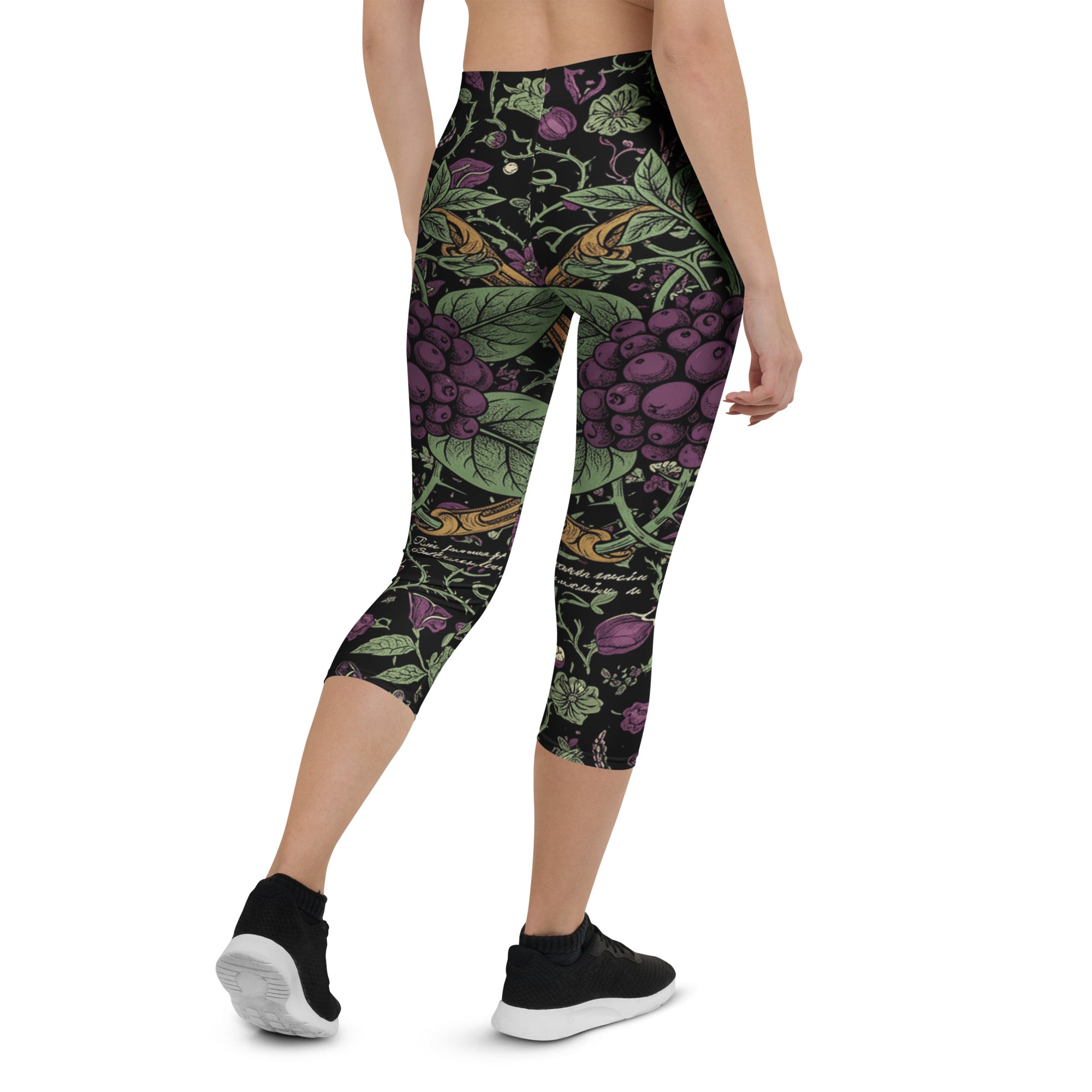 Deadly Nightshade Capri Leggings | GearBunch