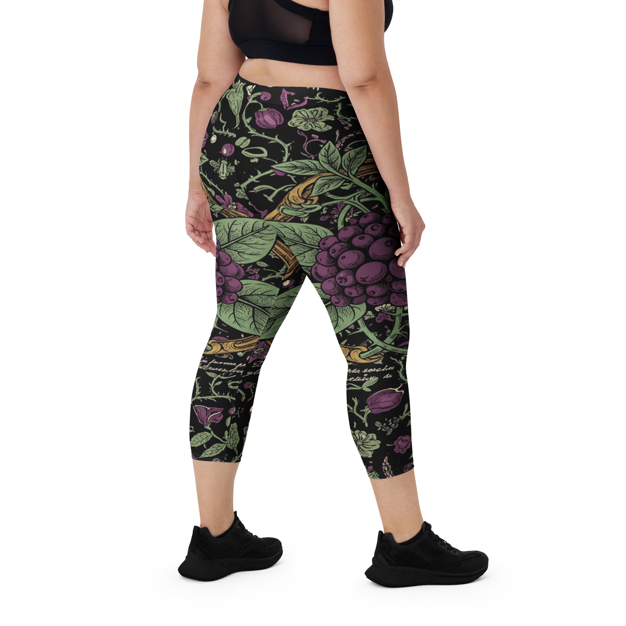 Deadly Nightshade Capri Leggings | GearBunch