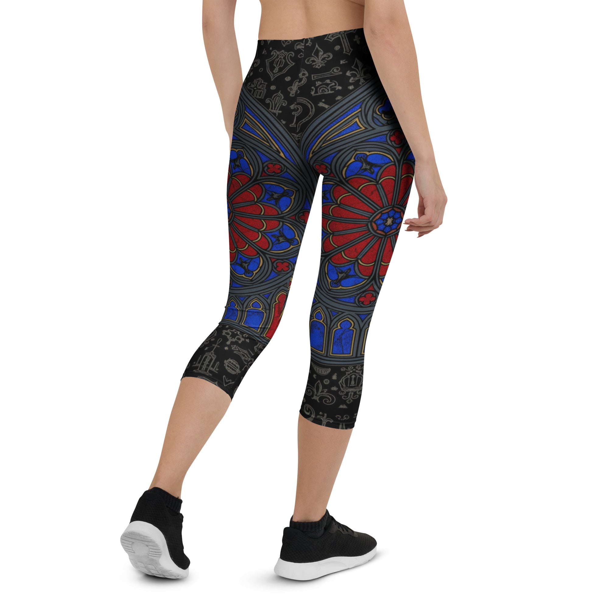 Stained Glass Capri Leggings | GearBunch
