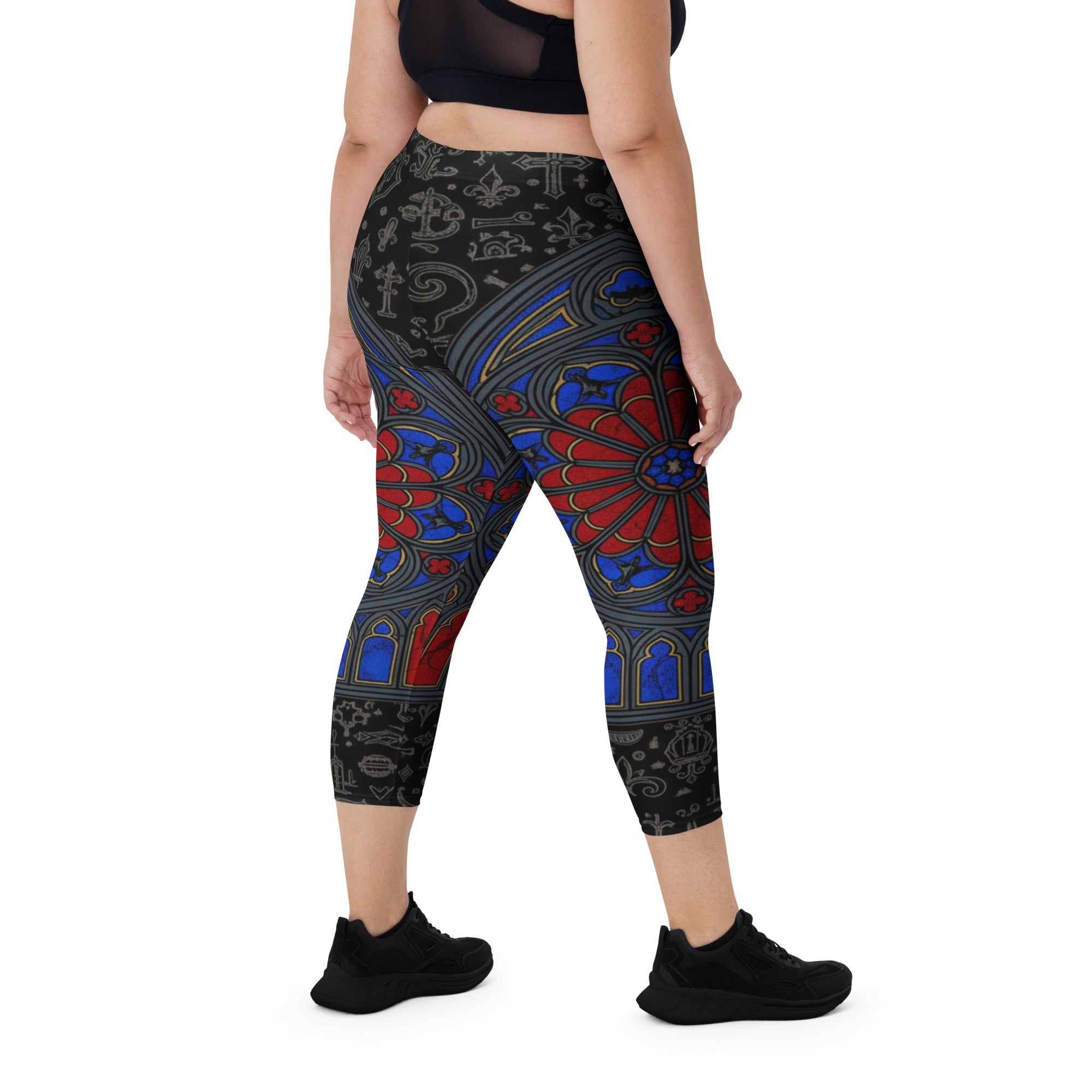 Stained Glass Capri Leggings | GearBunch