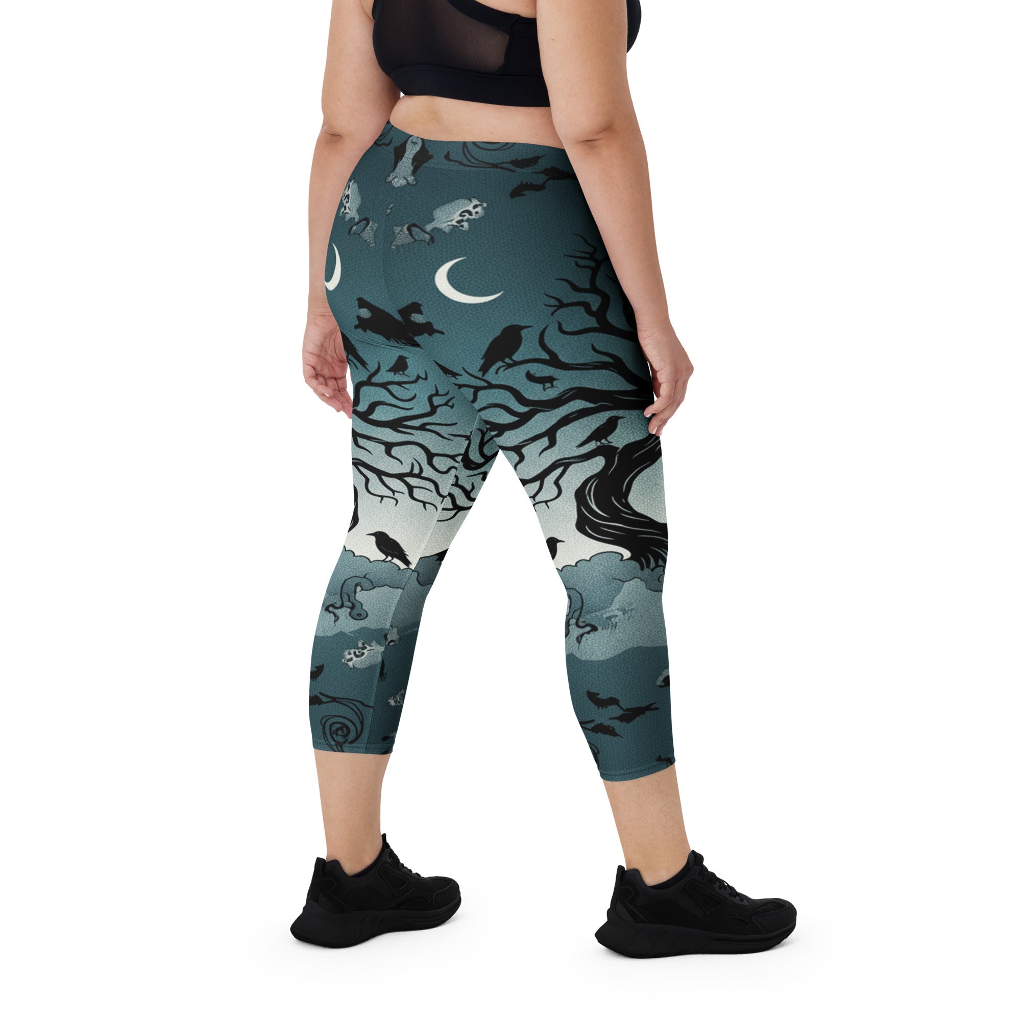 Haunted Forest Capri Leggings | GearBunch