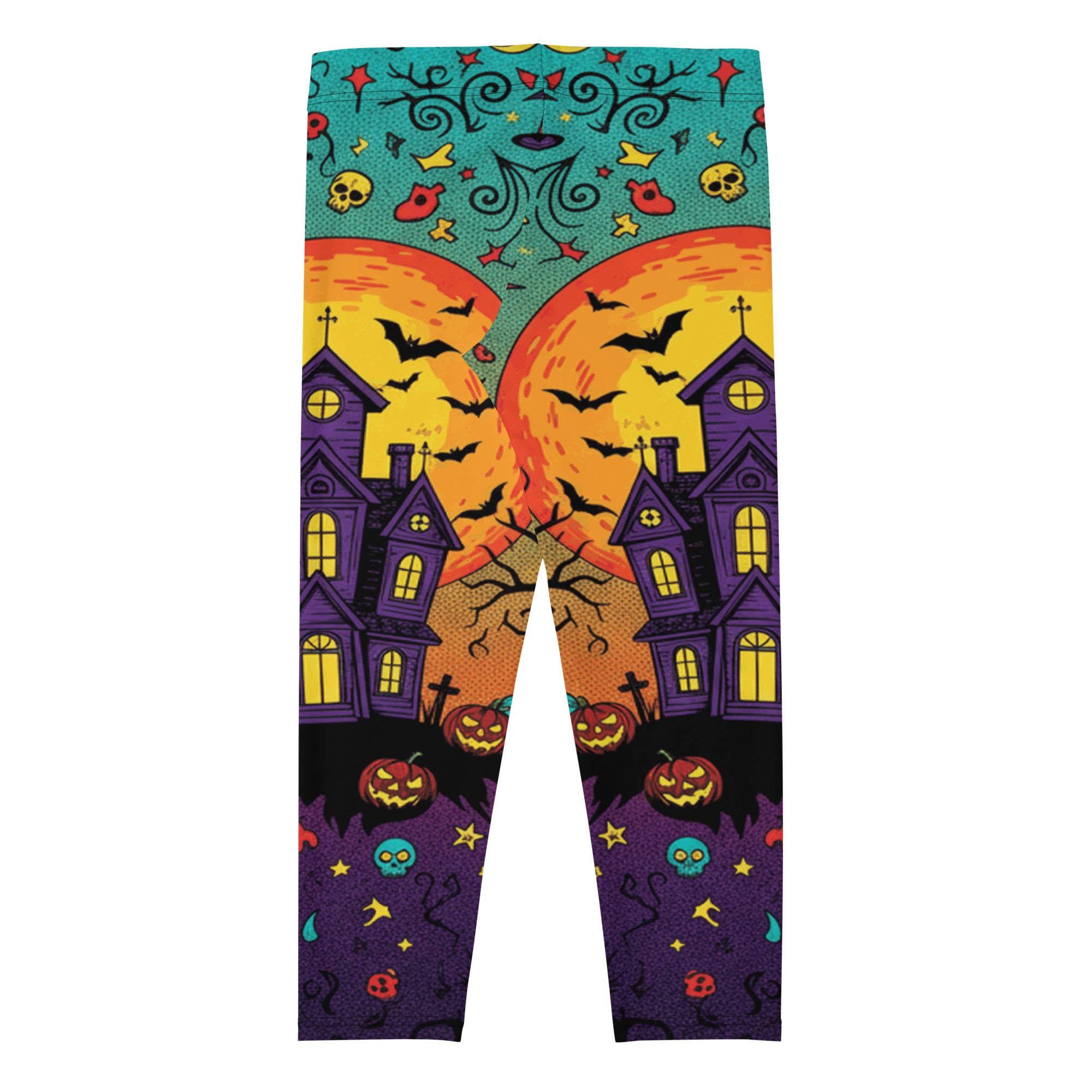 Haunted Manor Twilight Capri Leggings | GearBunch