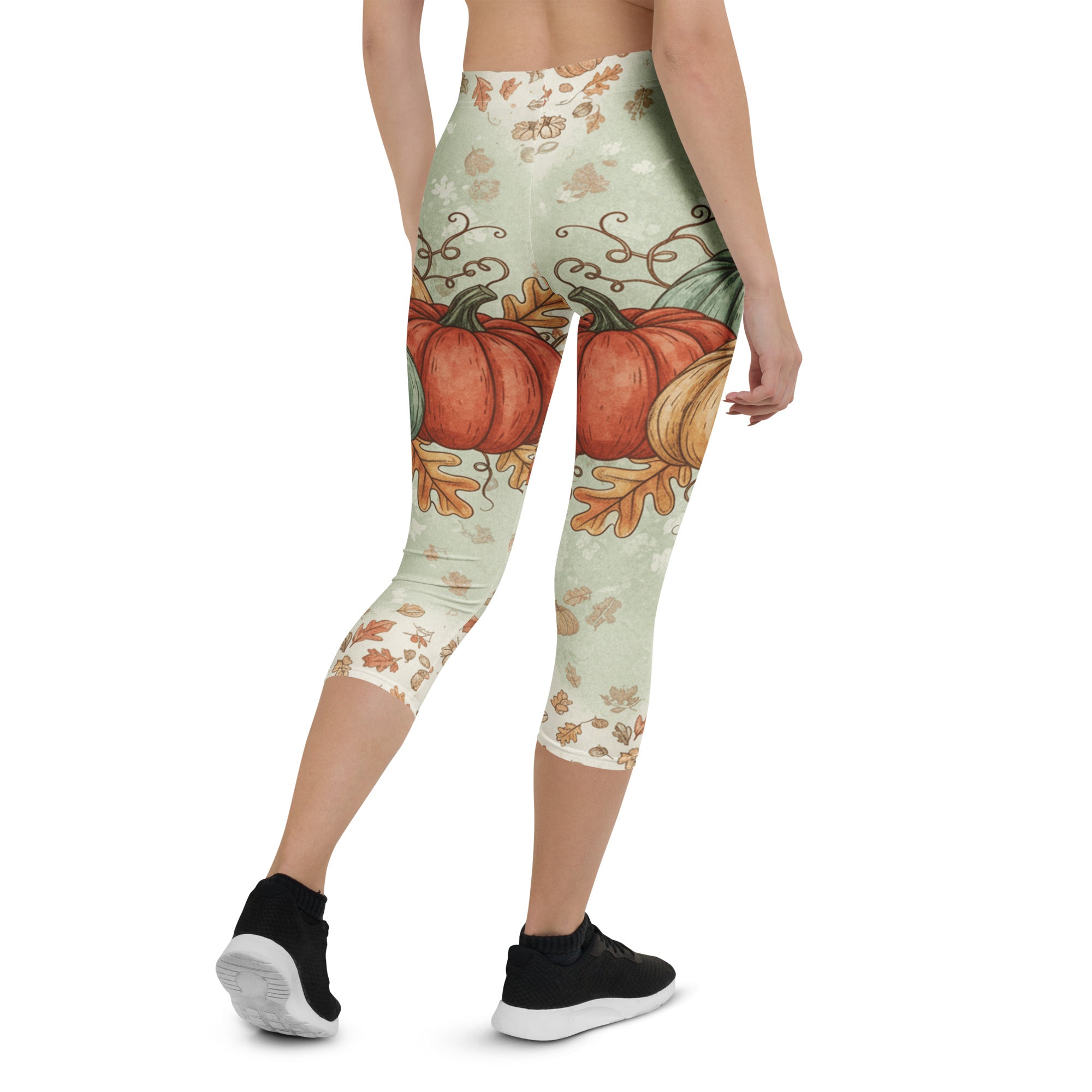 Heirloom Pumpkin Patch Capri Leggings | GearBunch