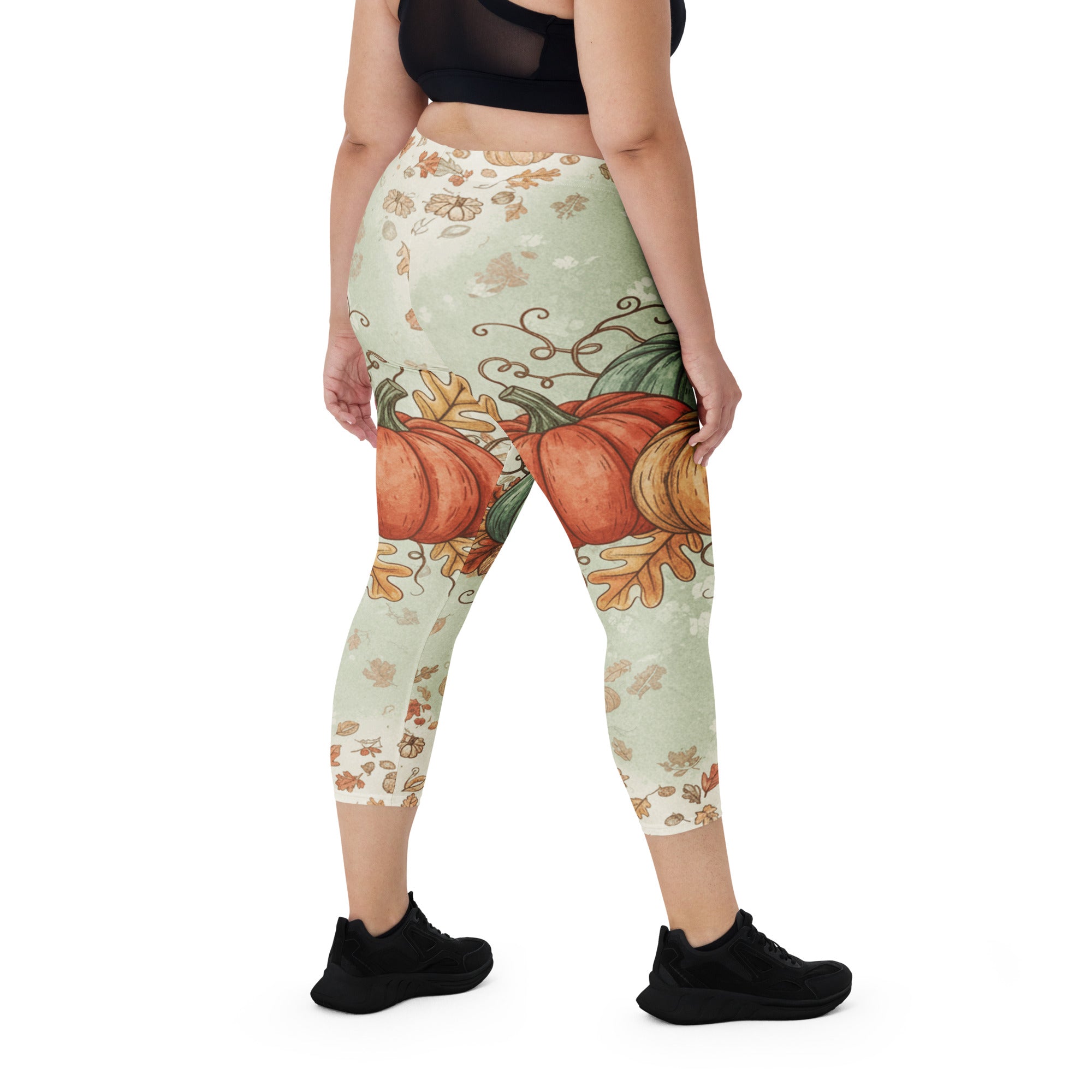Heirloom Pumpkin Patch Capri Leggings | GearBunch