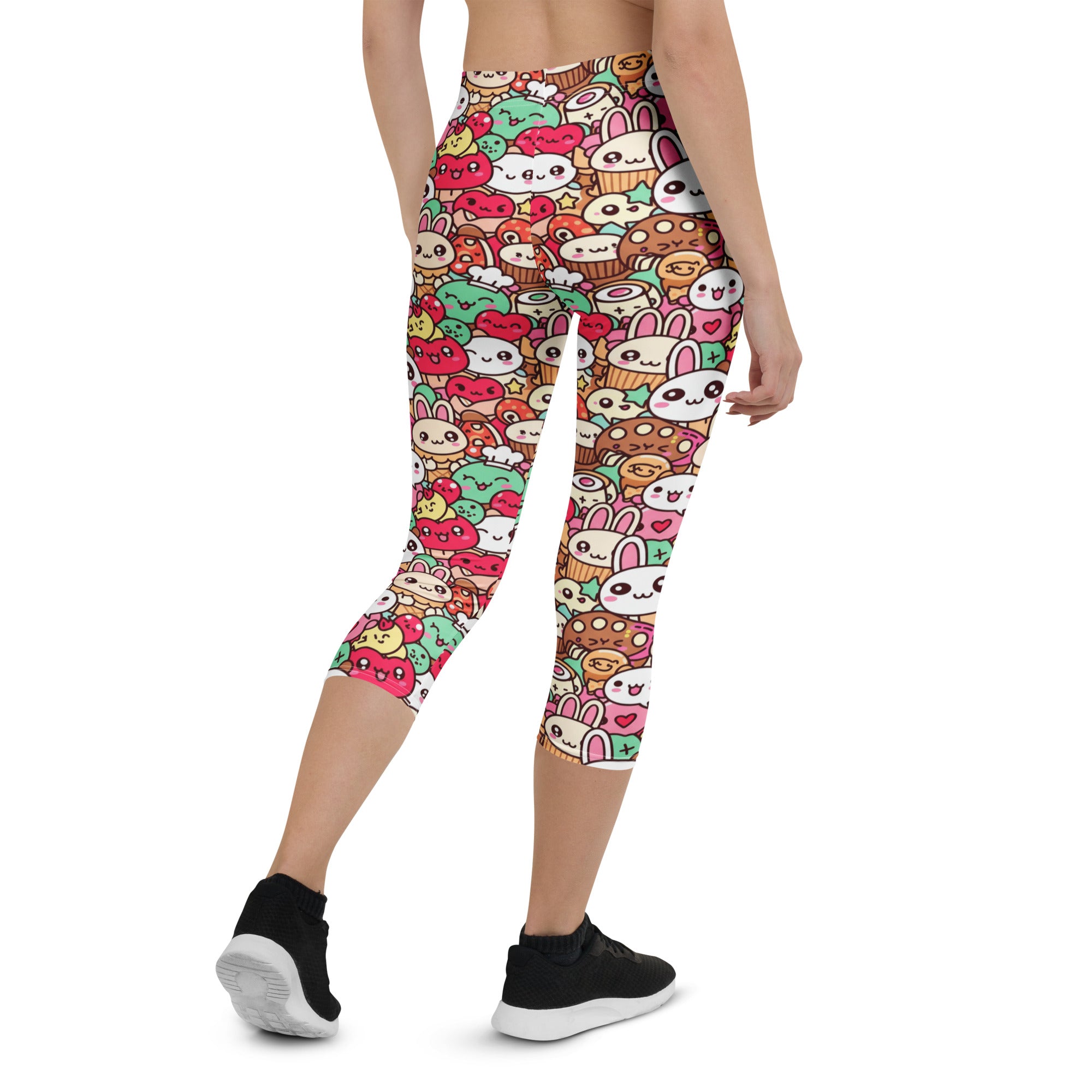 Kawaii Bakery Shop Capri Leggings | GearBunch