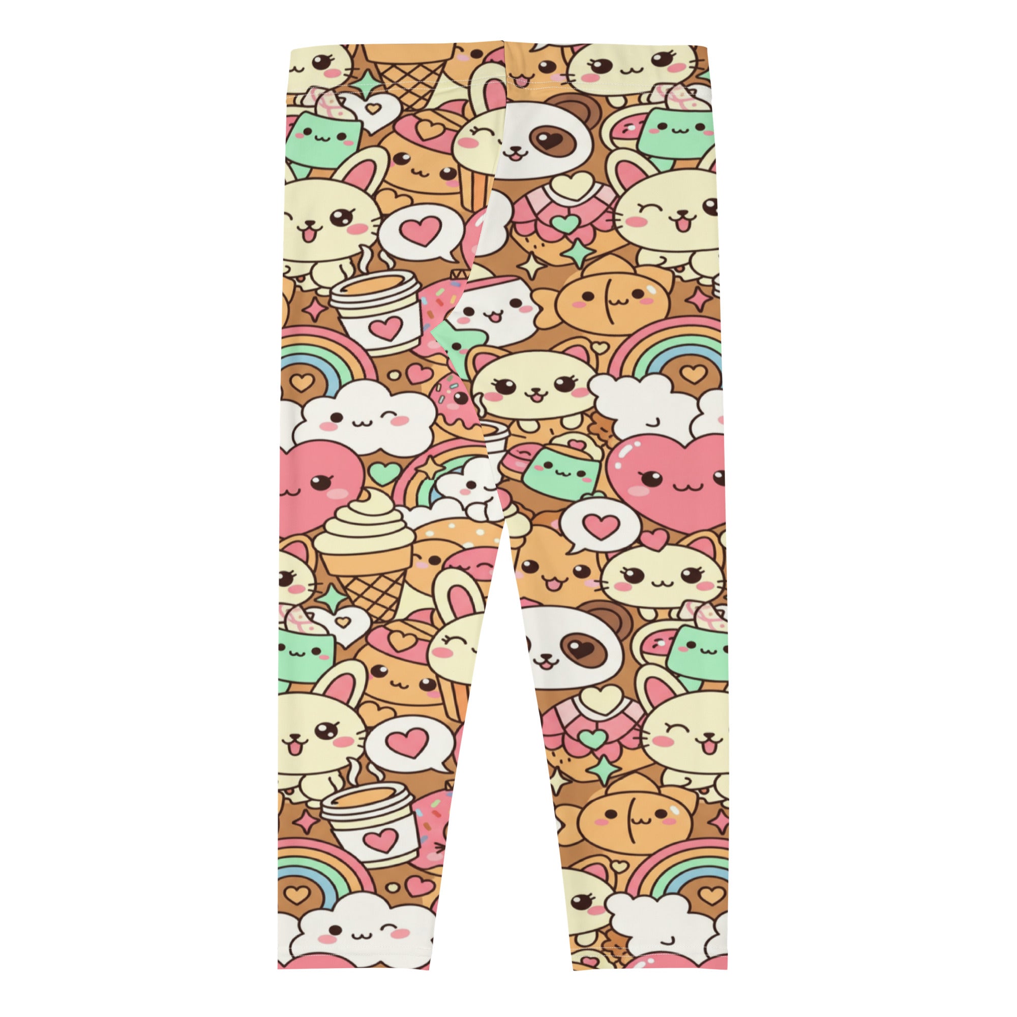 Kawaii Coffee Break Capri Leggings | GearBunch