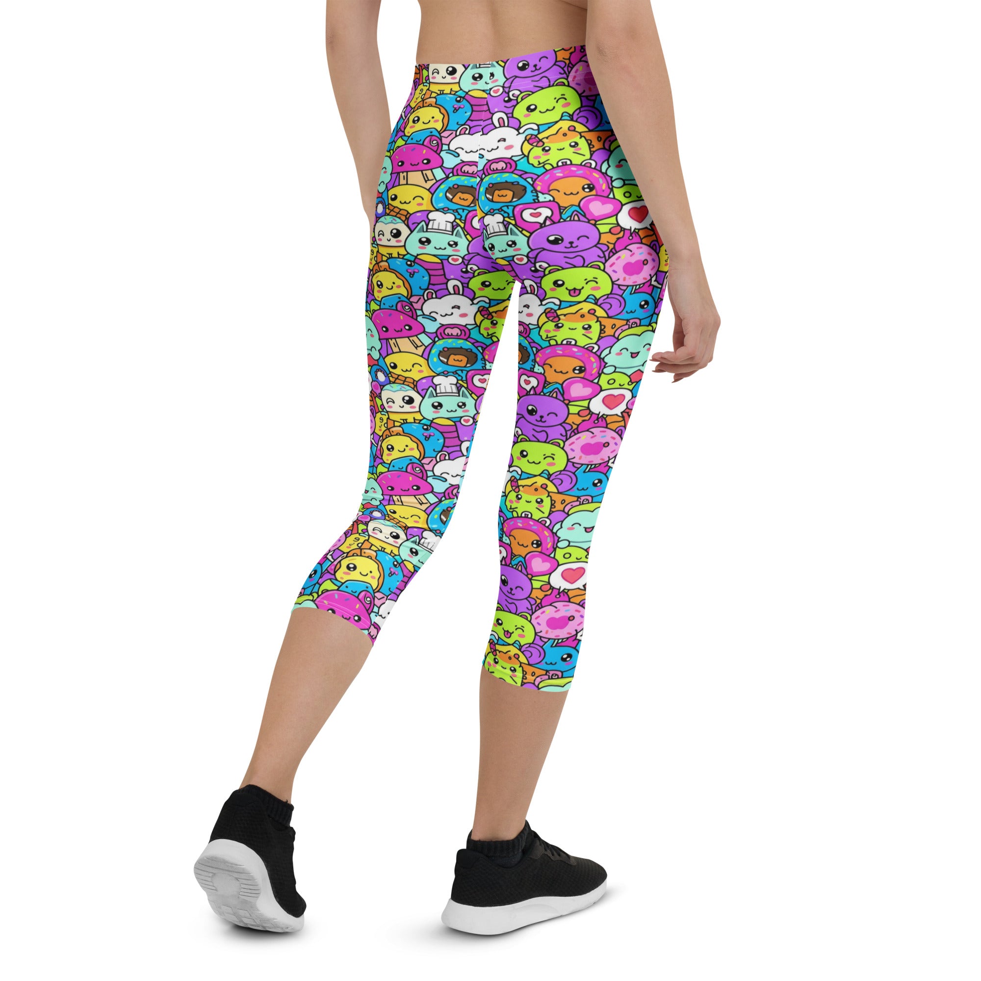 Kawaii Monster Pals Capri Leggings | GearBunch