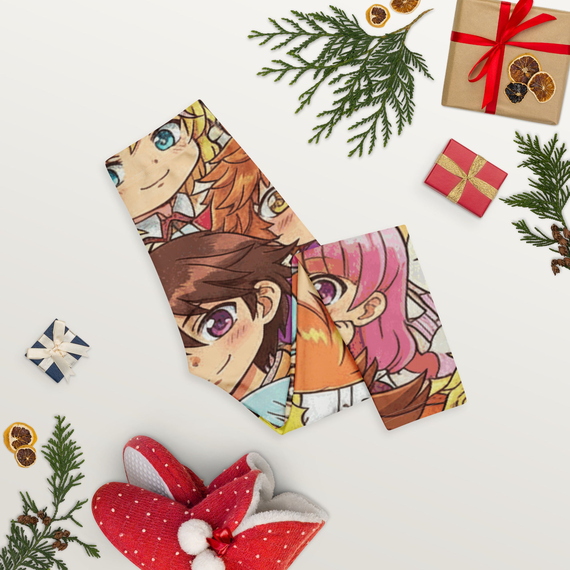 Anime Cat Cafe Capri Leggings | GearBunch