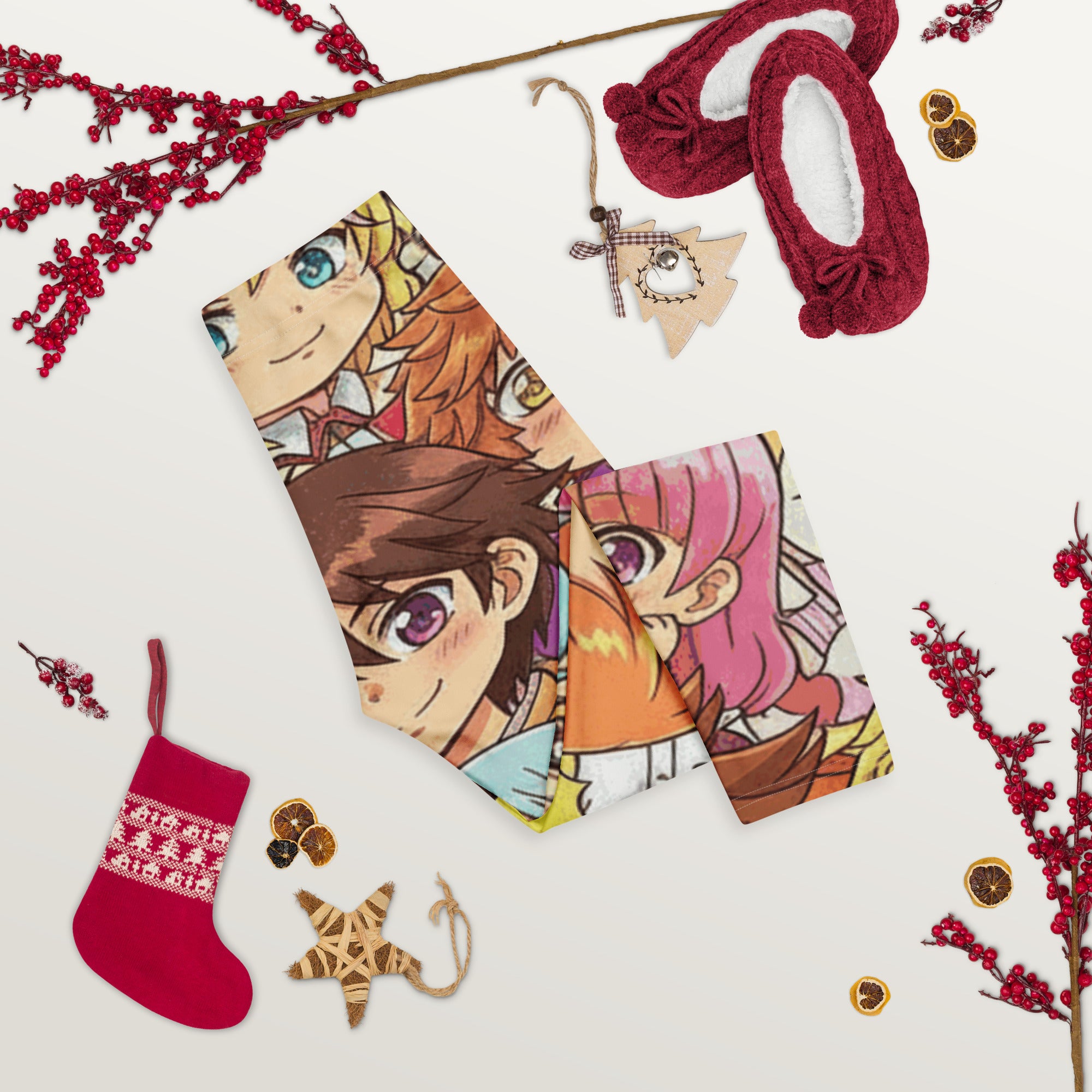 Anime Cat Cafe Capri Leggings | GearBunch