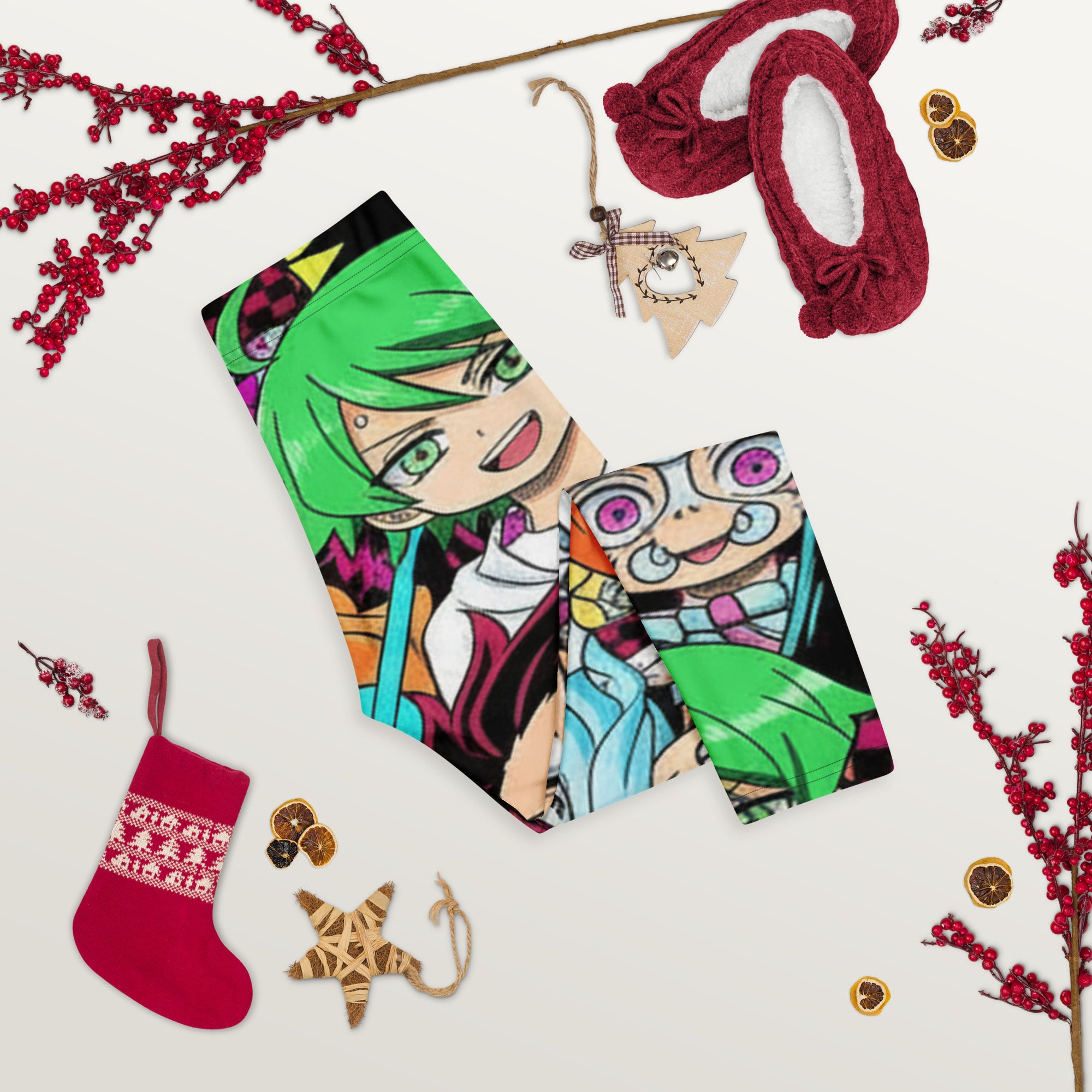 Demon Slayer Style Capri Leggings | GearBunch