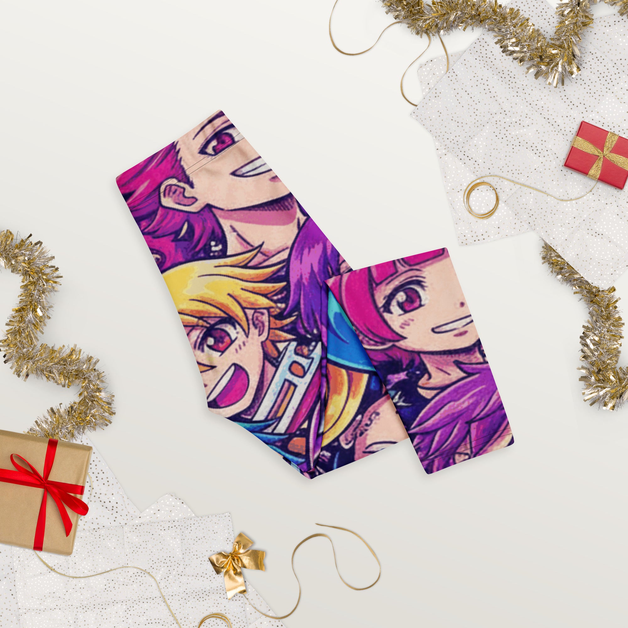 Anime Galaxy Hero Capri Leggings | GearBunch
