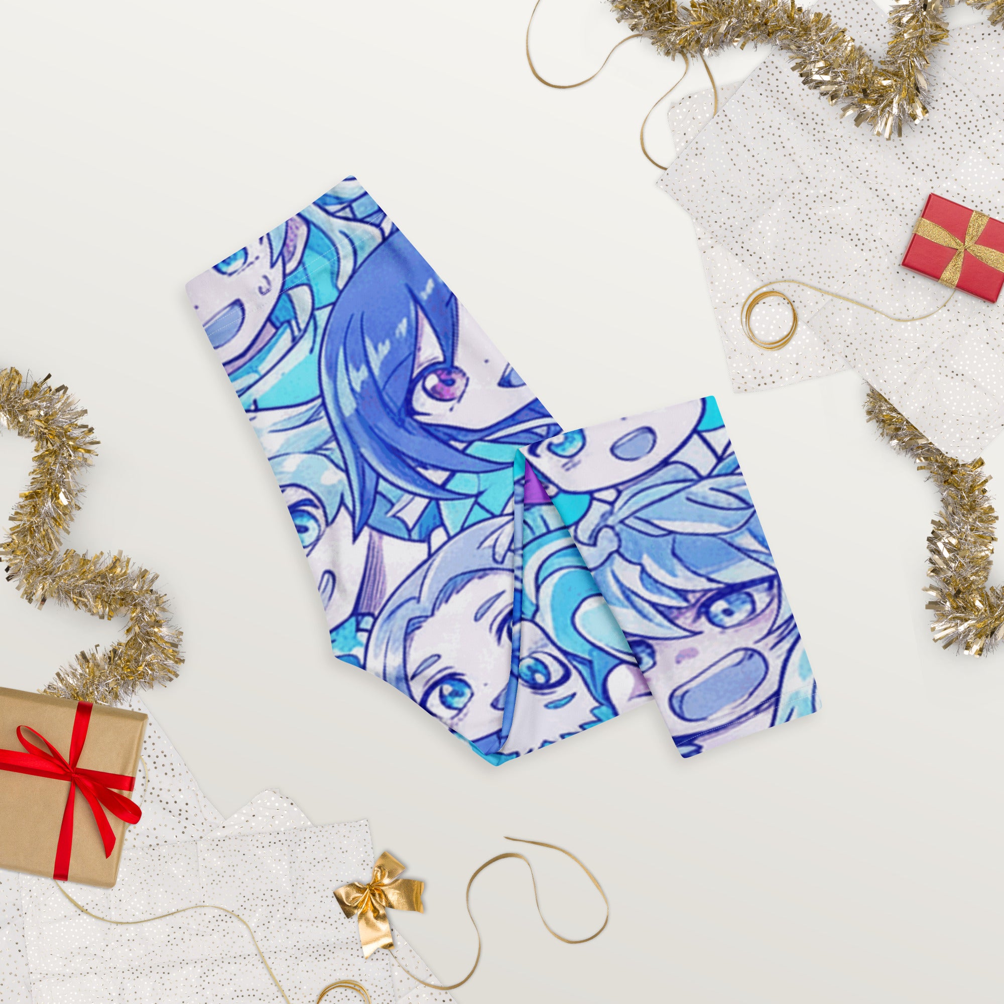 Anime Ice Kingdom Capri Leggings | GearBunch