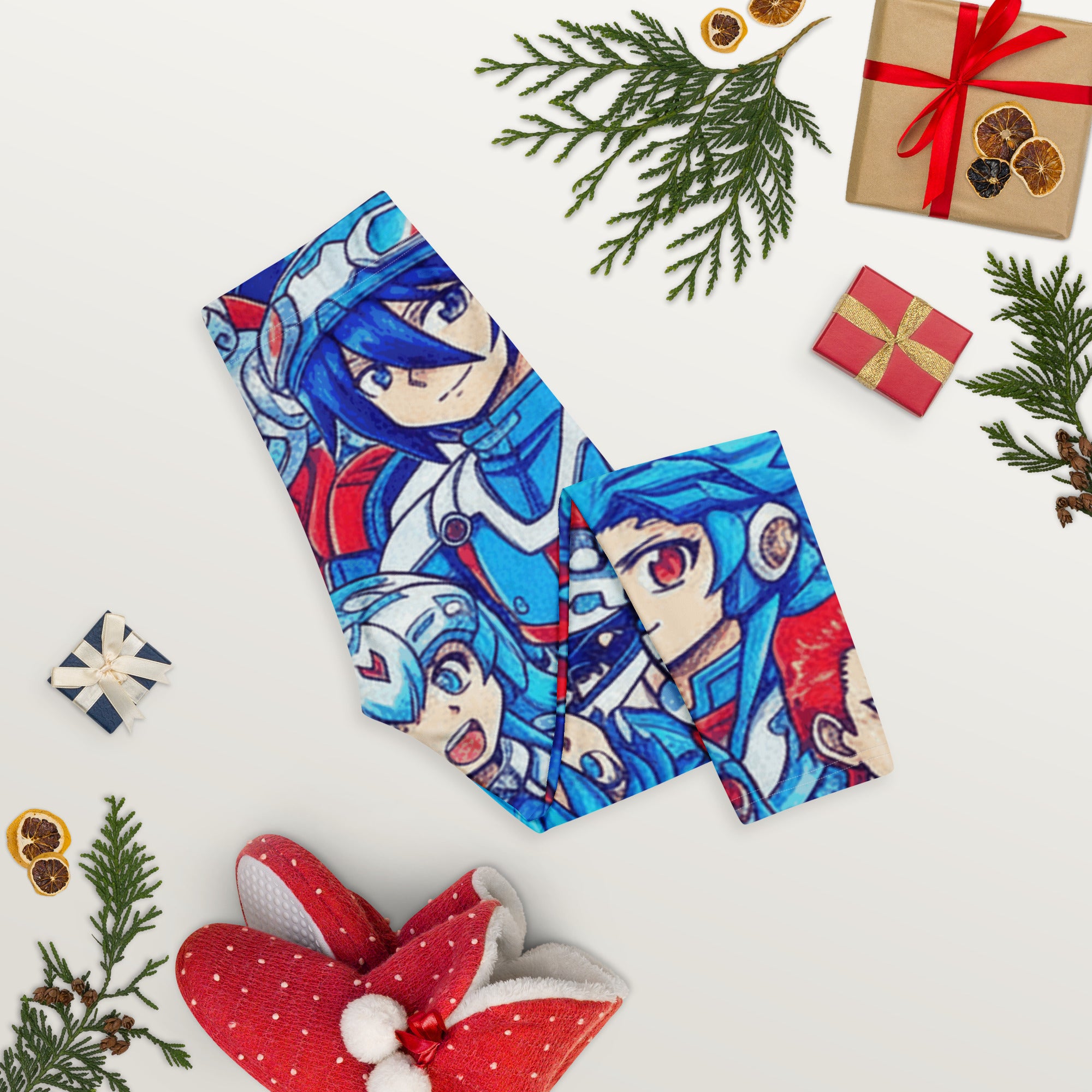 Anime Mecha Pilot Capri Leggings | GearBunch