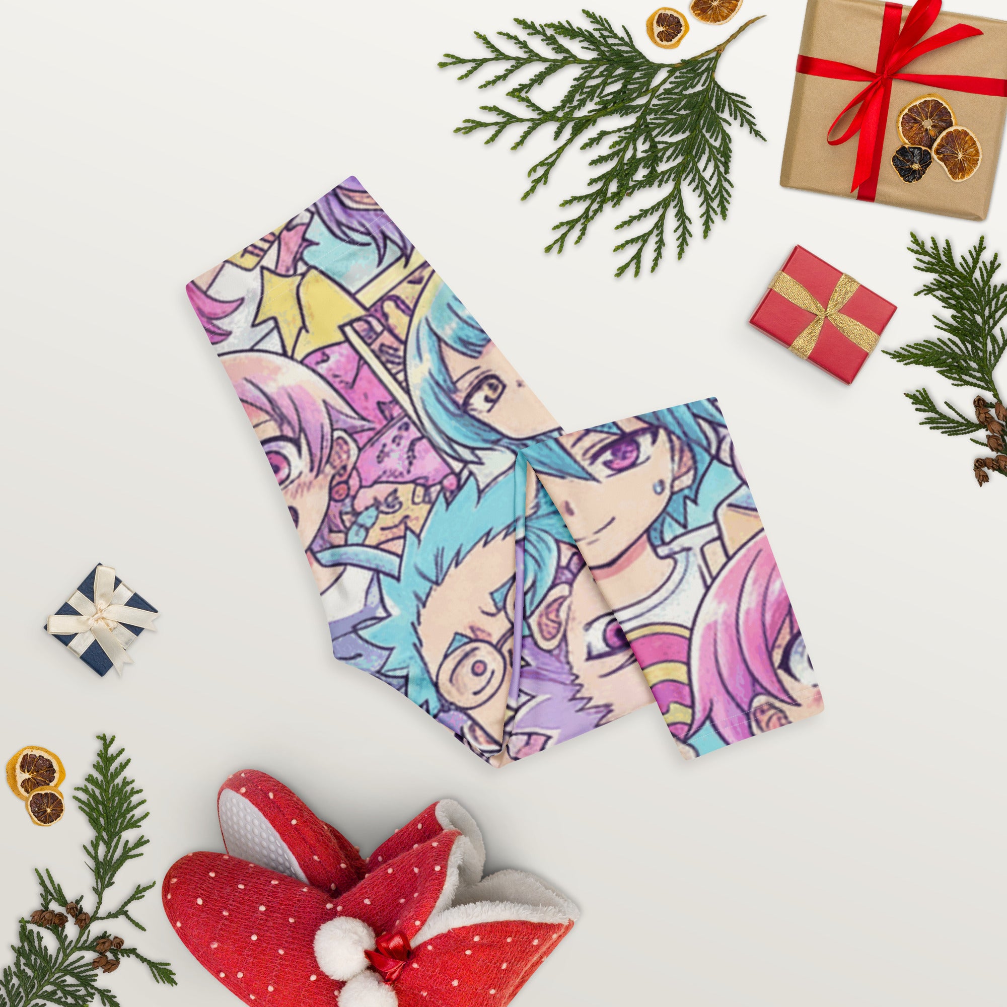 Anime Pastel Dream Capri Leggings | GearBunch