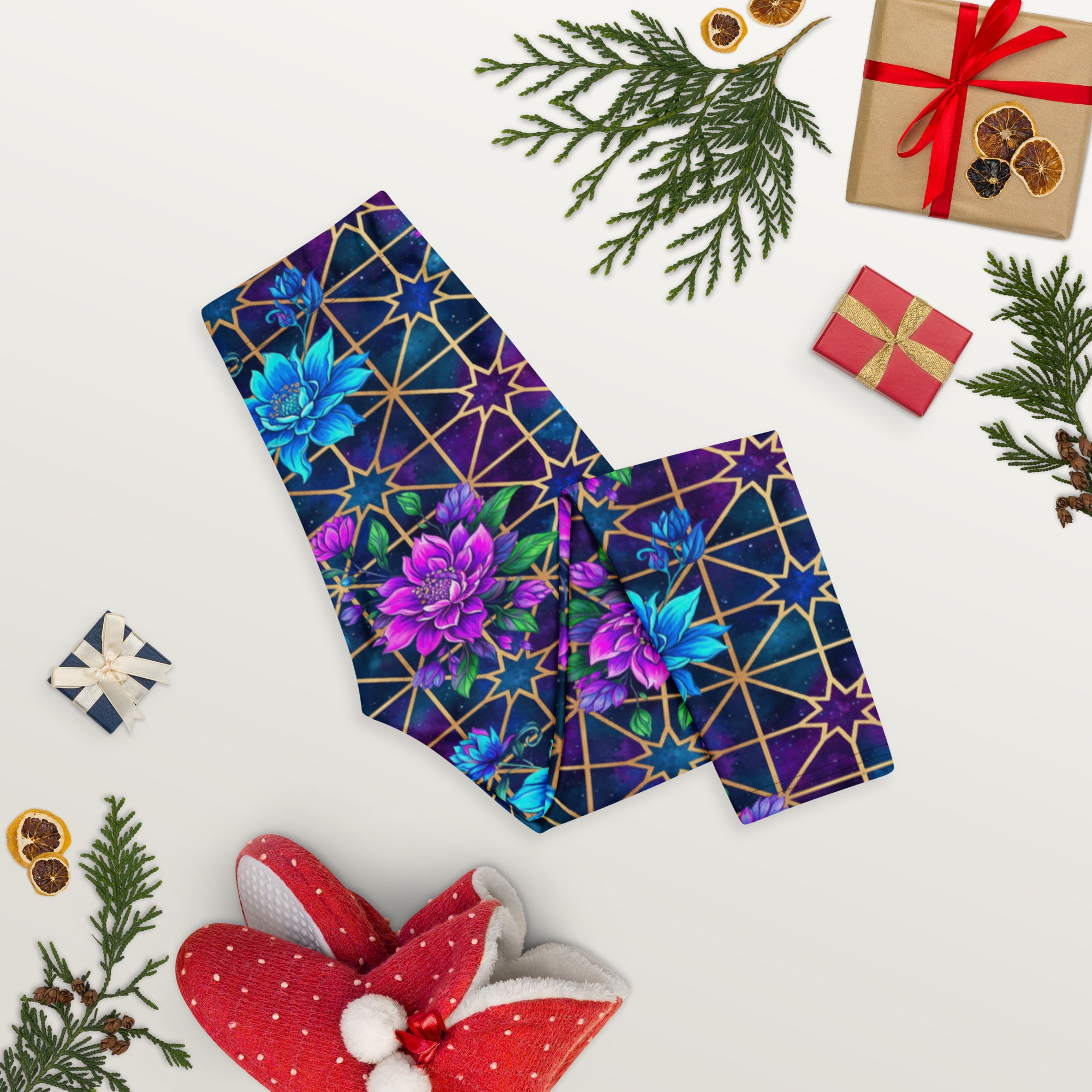 Midnight Galaxy Capri Leggings | GearBunch