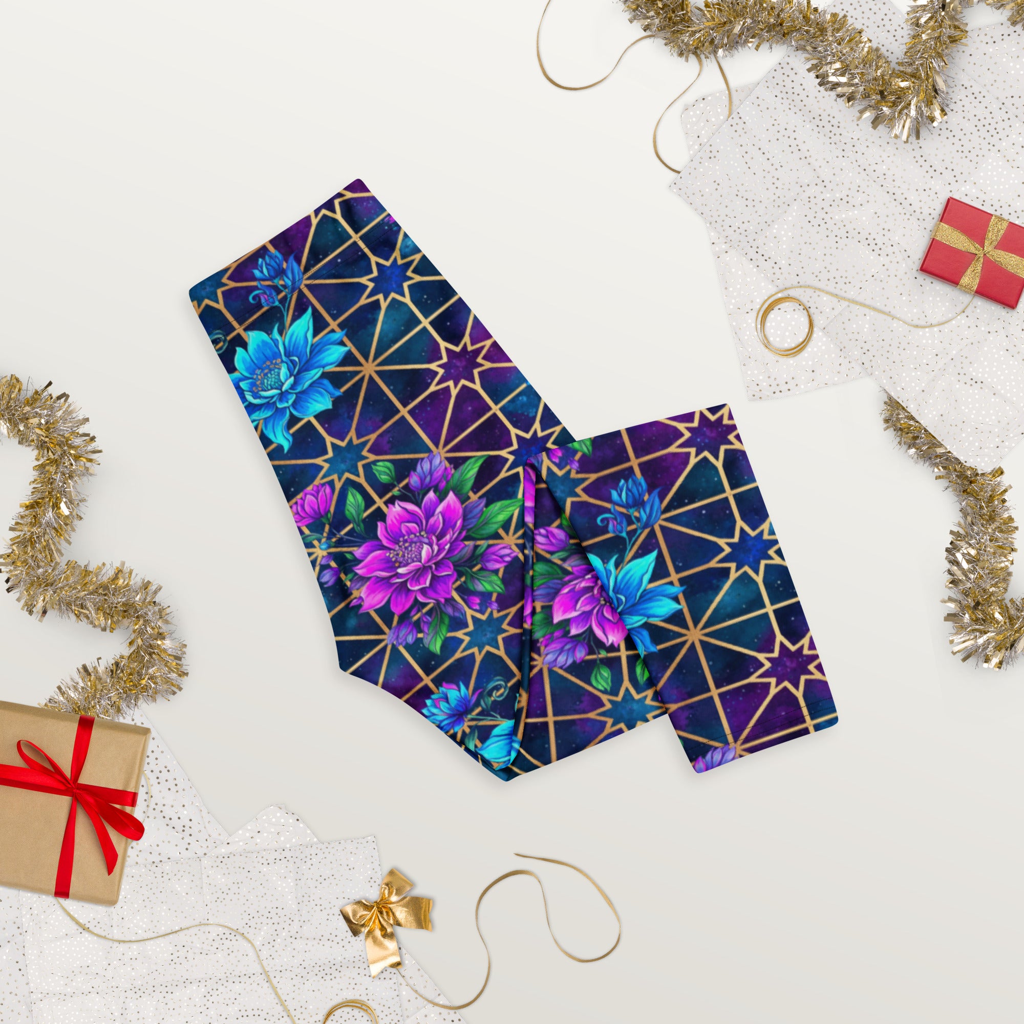 Midnight Galaxy Capri Leggings | GearBunch