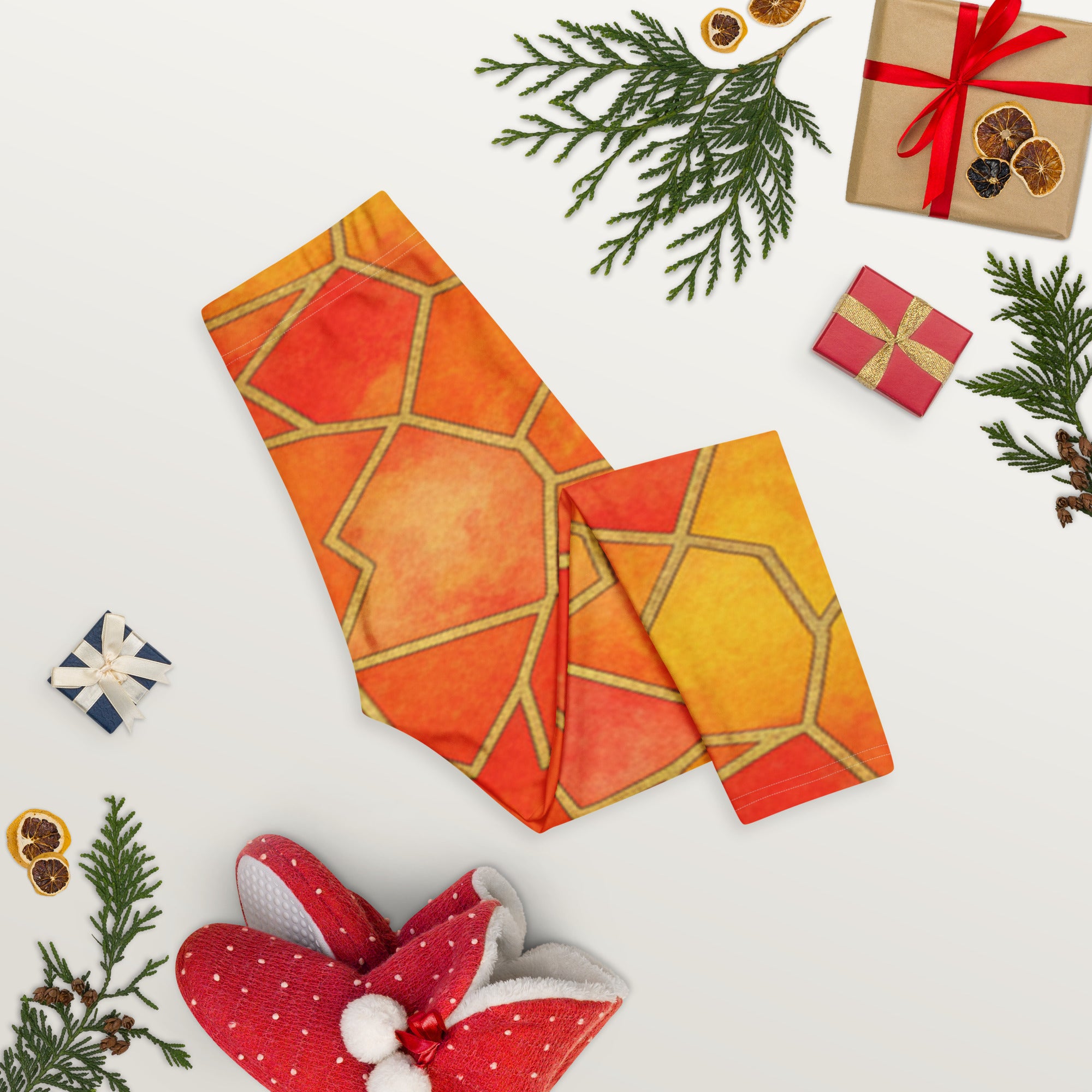 Sunset Blaze Capri Leggings | GearBunch