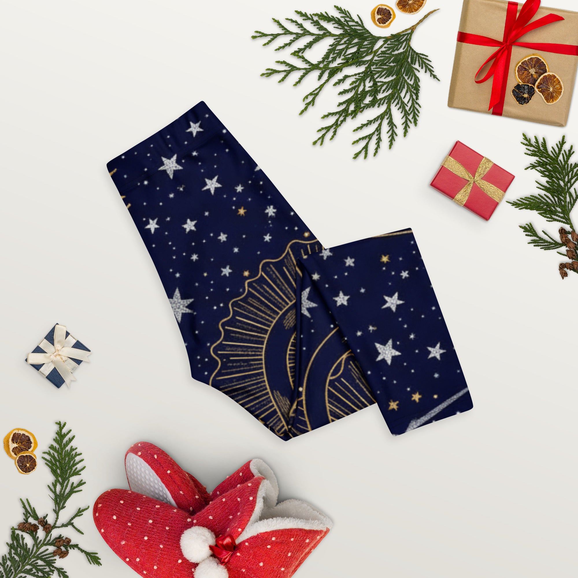Black Cat Constellation Capri Leggings | GearBunch