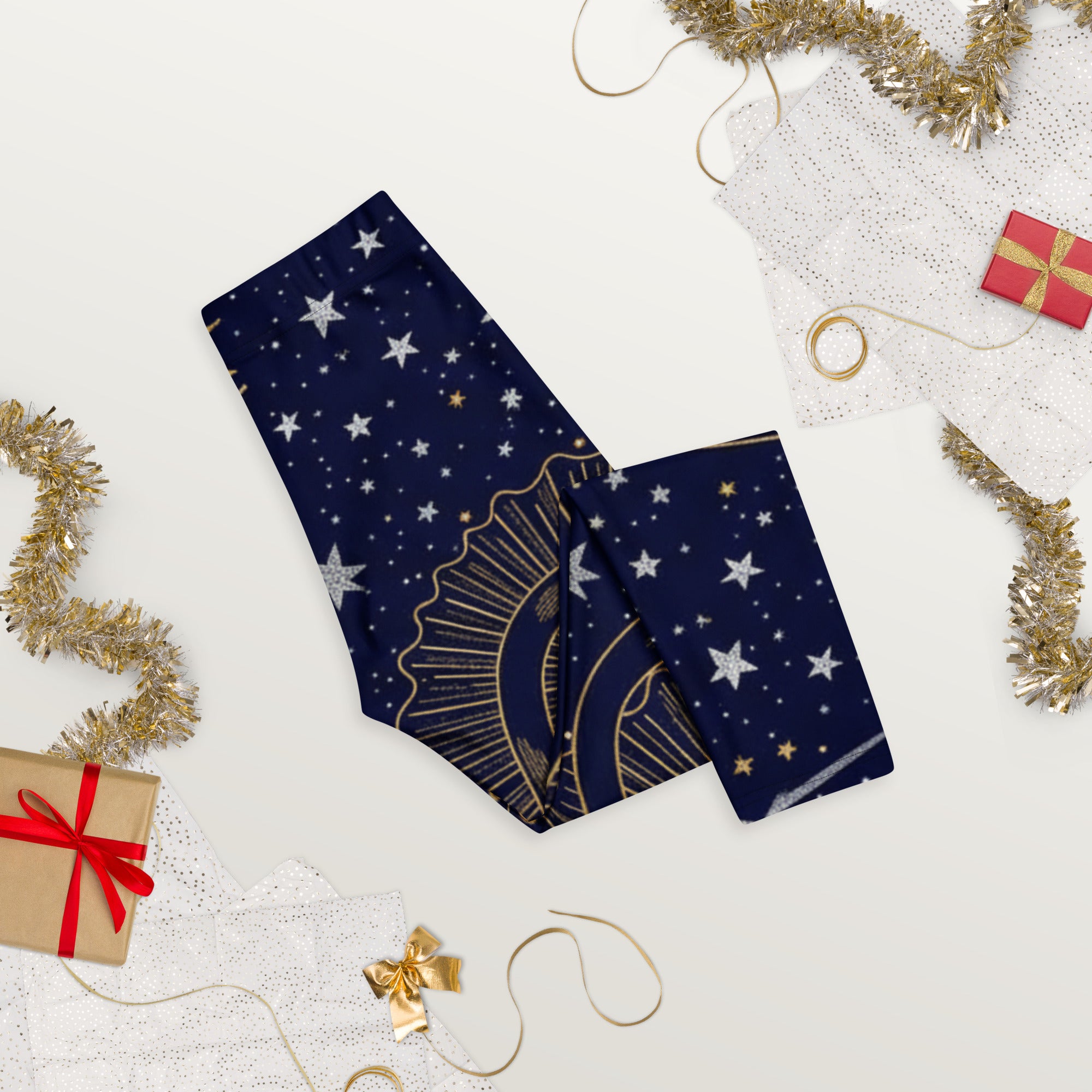 Black Cat Constellation Capri Leggings | GearBunch