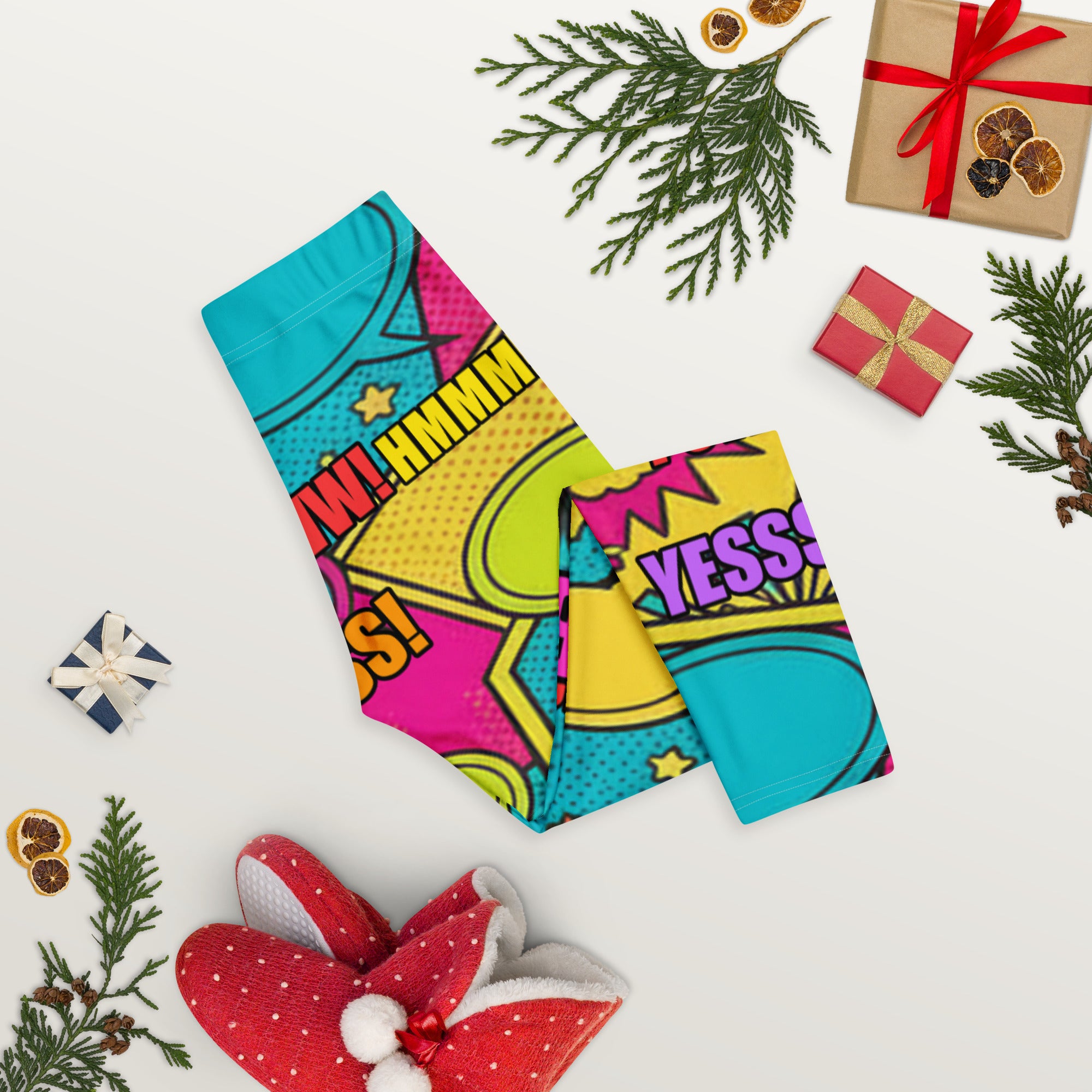 Comic Pop Tropical Capri Leggings | GearBunch