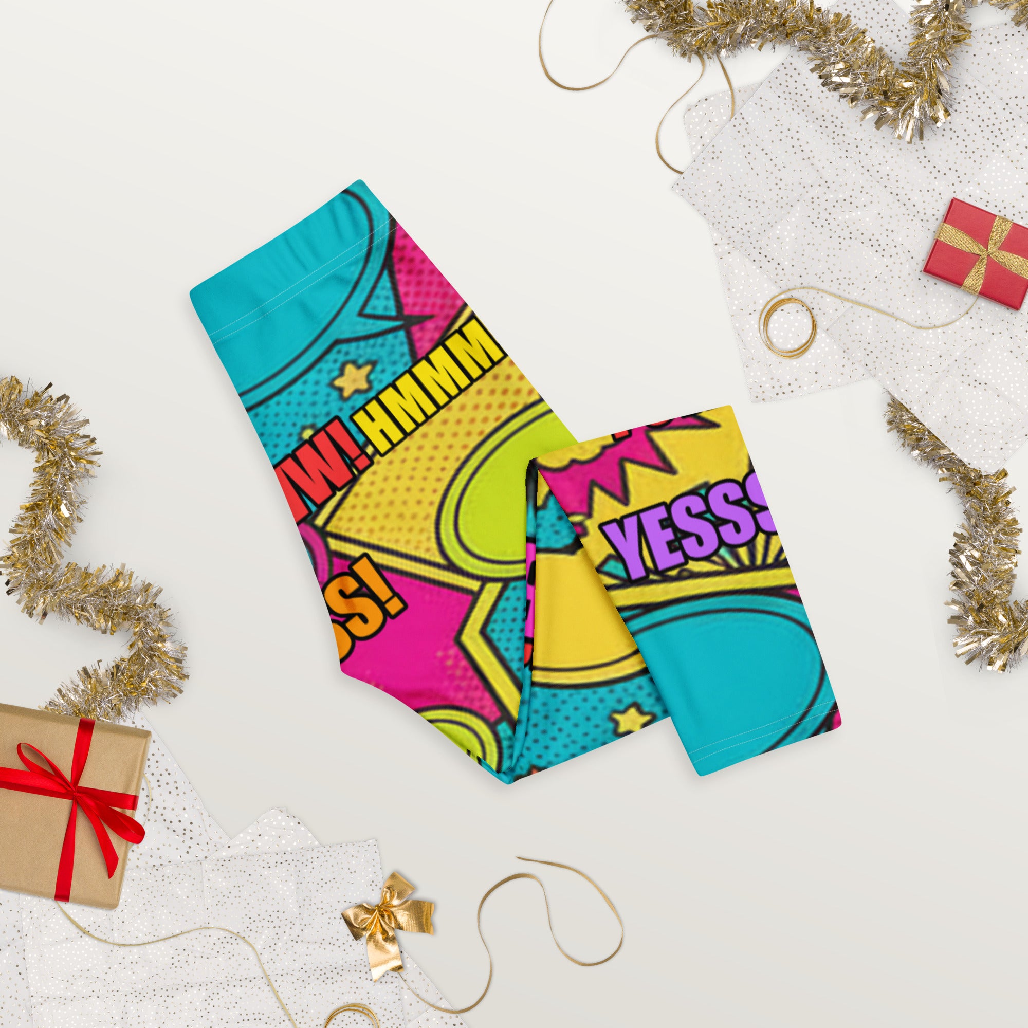 Comic Pop Tropical Capri Leggings | GearBunch