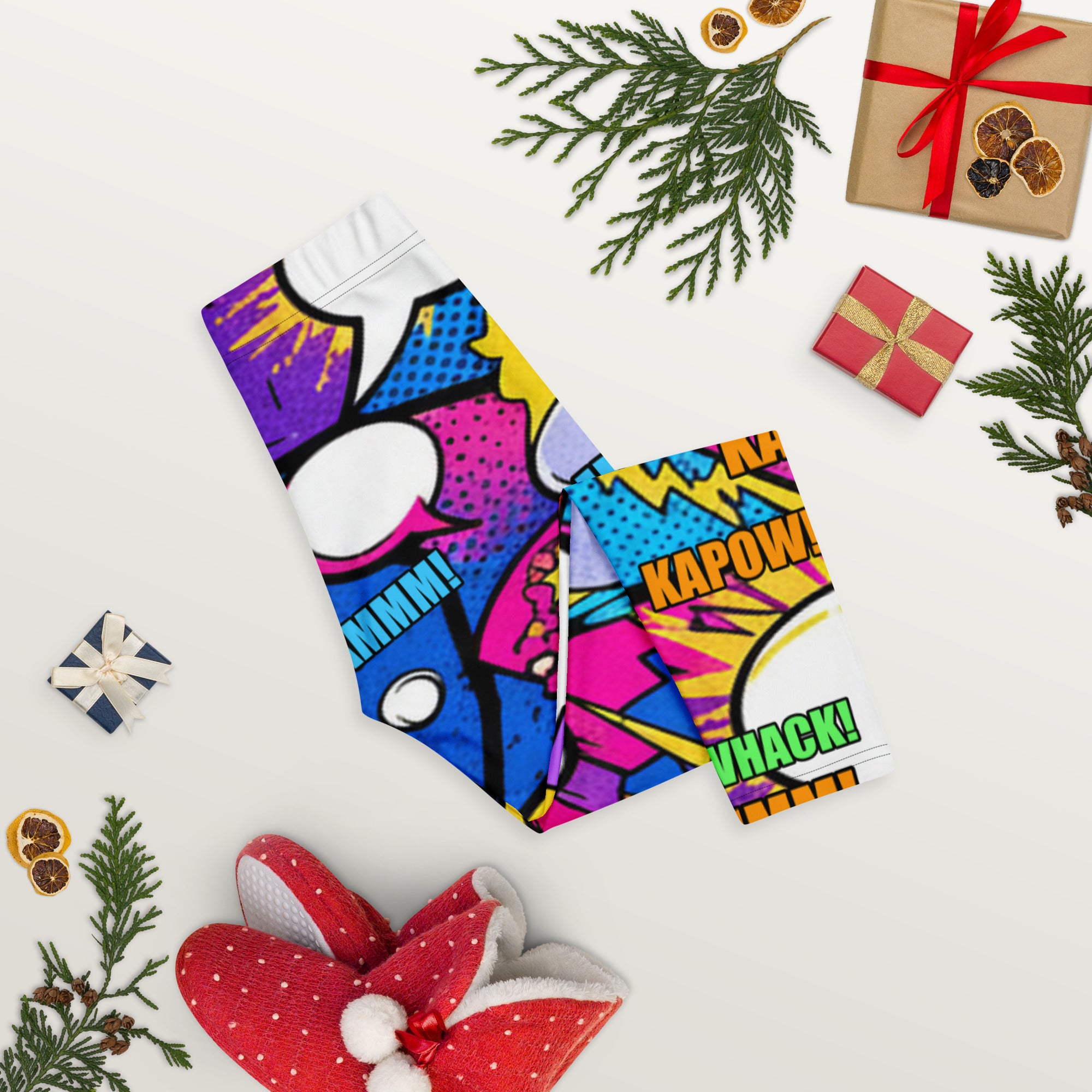 Comic Strip Cosmic Boom Capri Leggings | GearBunch