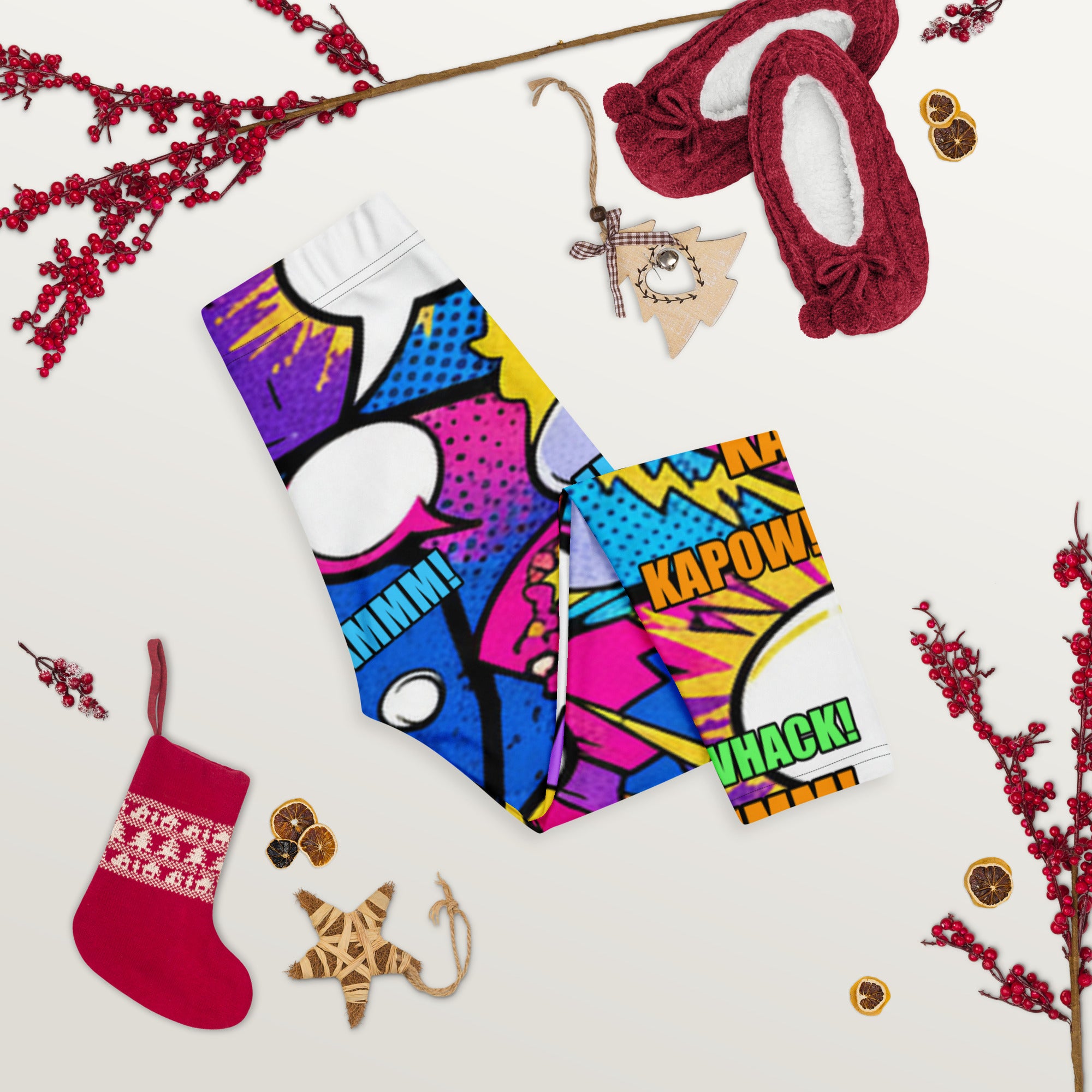 Comic Strip Cosmic Boom Capri Leggings | GearBunch