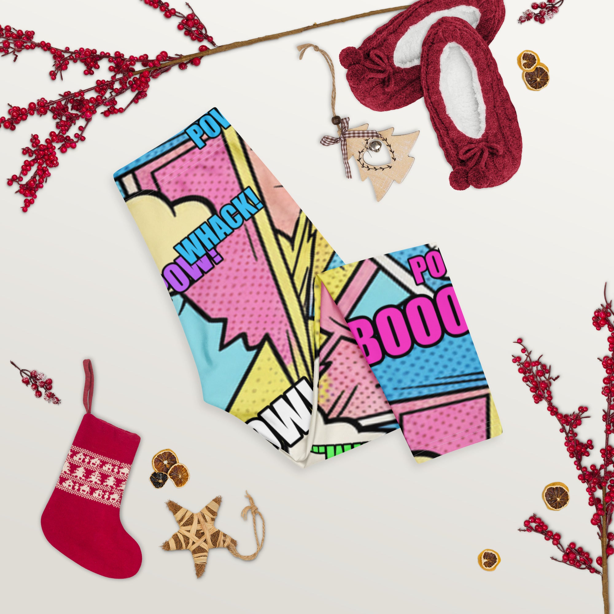 Comic Kawaii Cute Capri Leggings | GearBunch