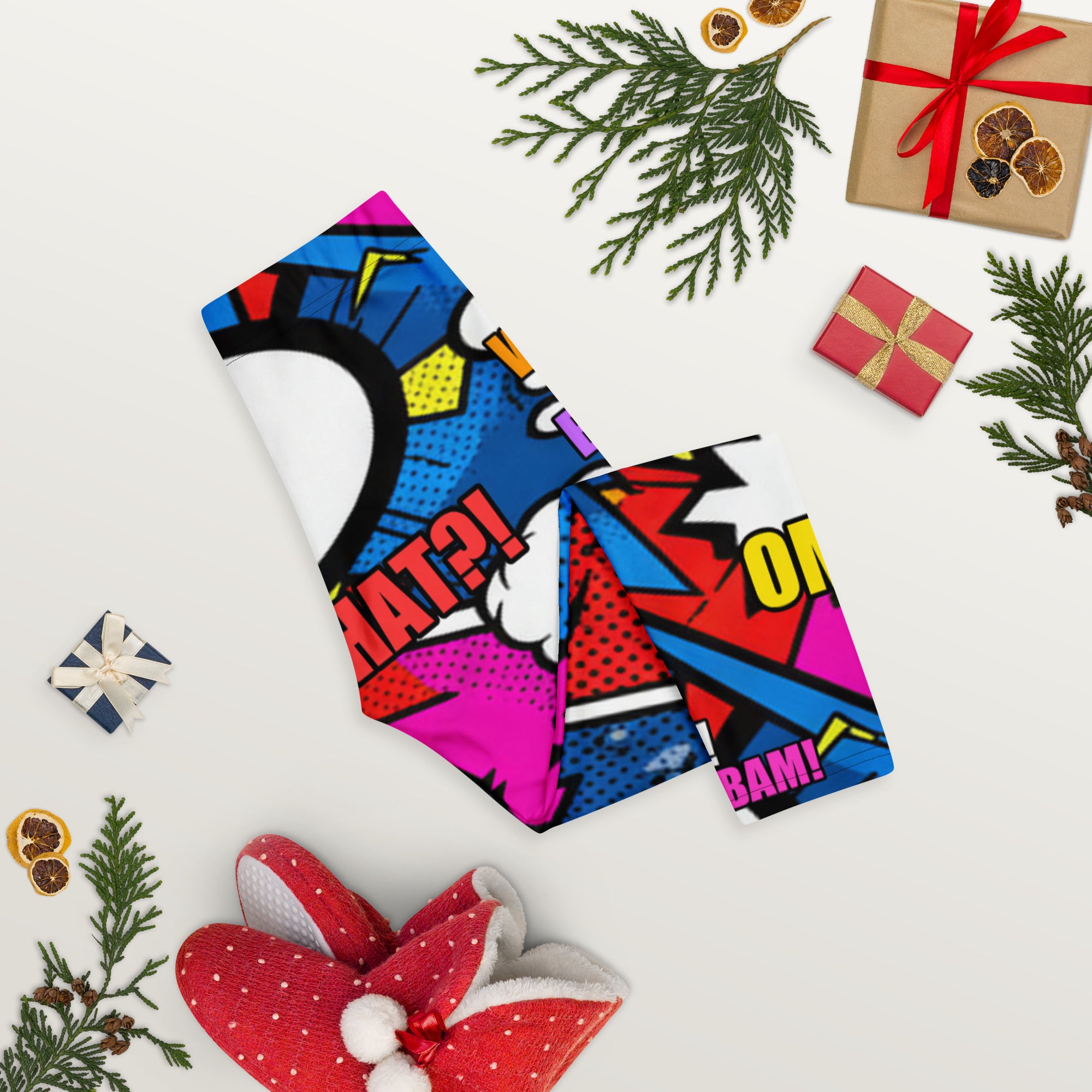 Comic Ninja Night Capri Leggings | GearBunch
