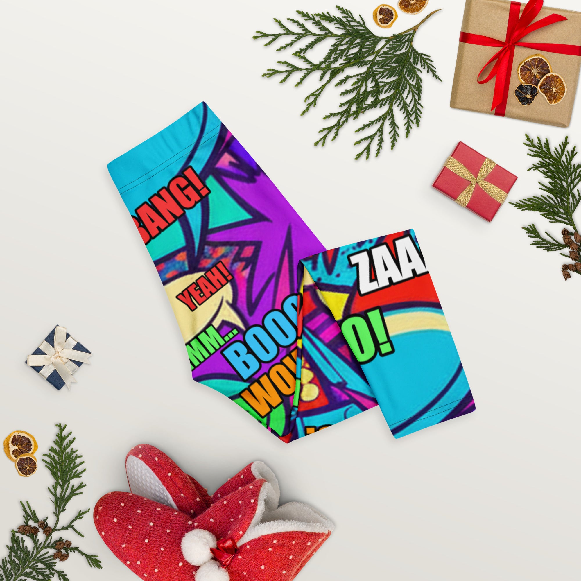 Pirate Comic Strip Capri Leggings | GearBunch