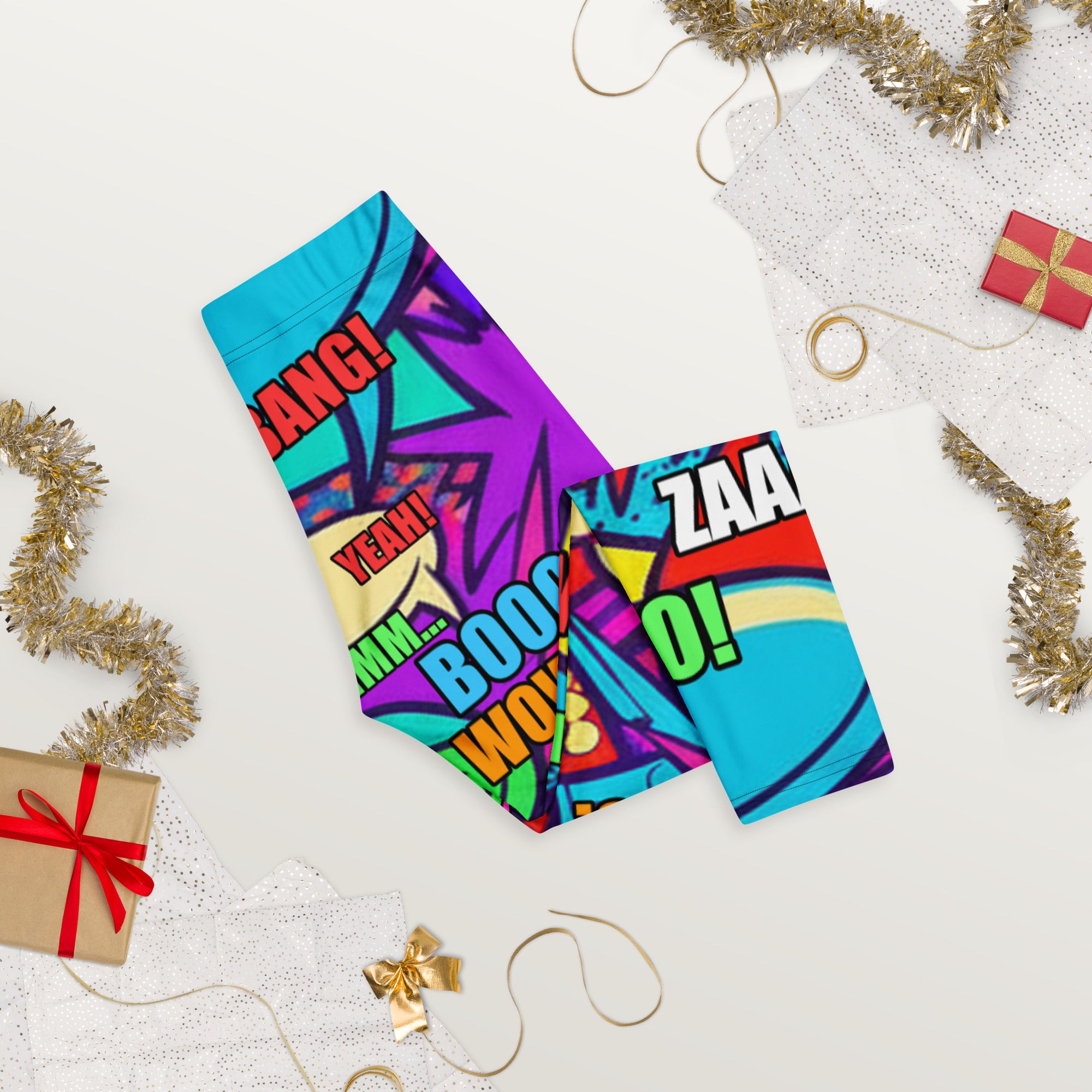 Pirate Comic Strip Capri Leggings | GearBunch