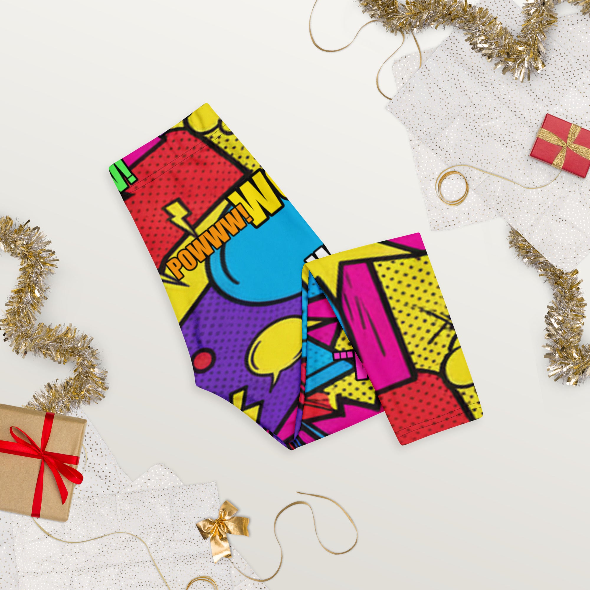 Comic Retro Sunday Capri Leggings | GearBunch