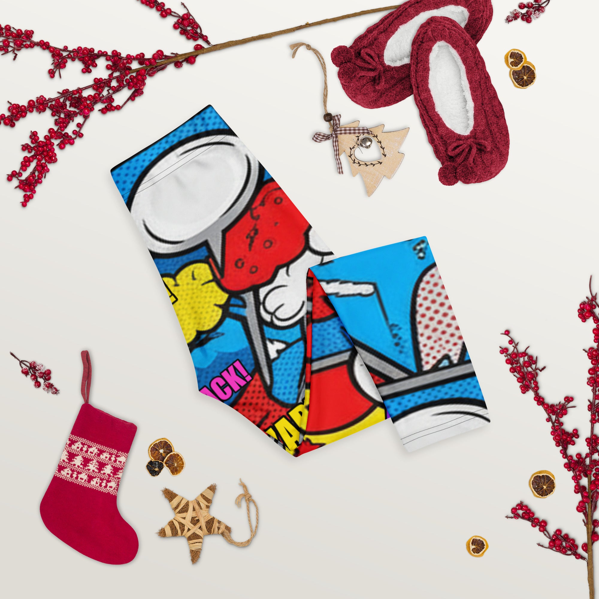 Robot Wars Comic Capri Leggings | GearBunch