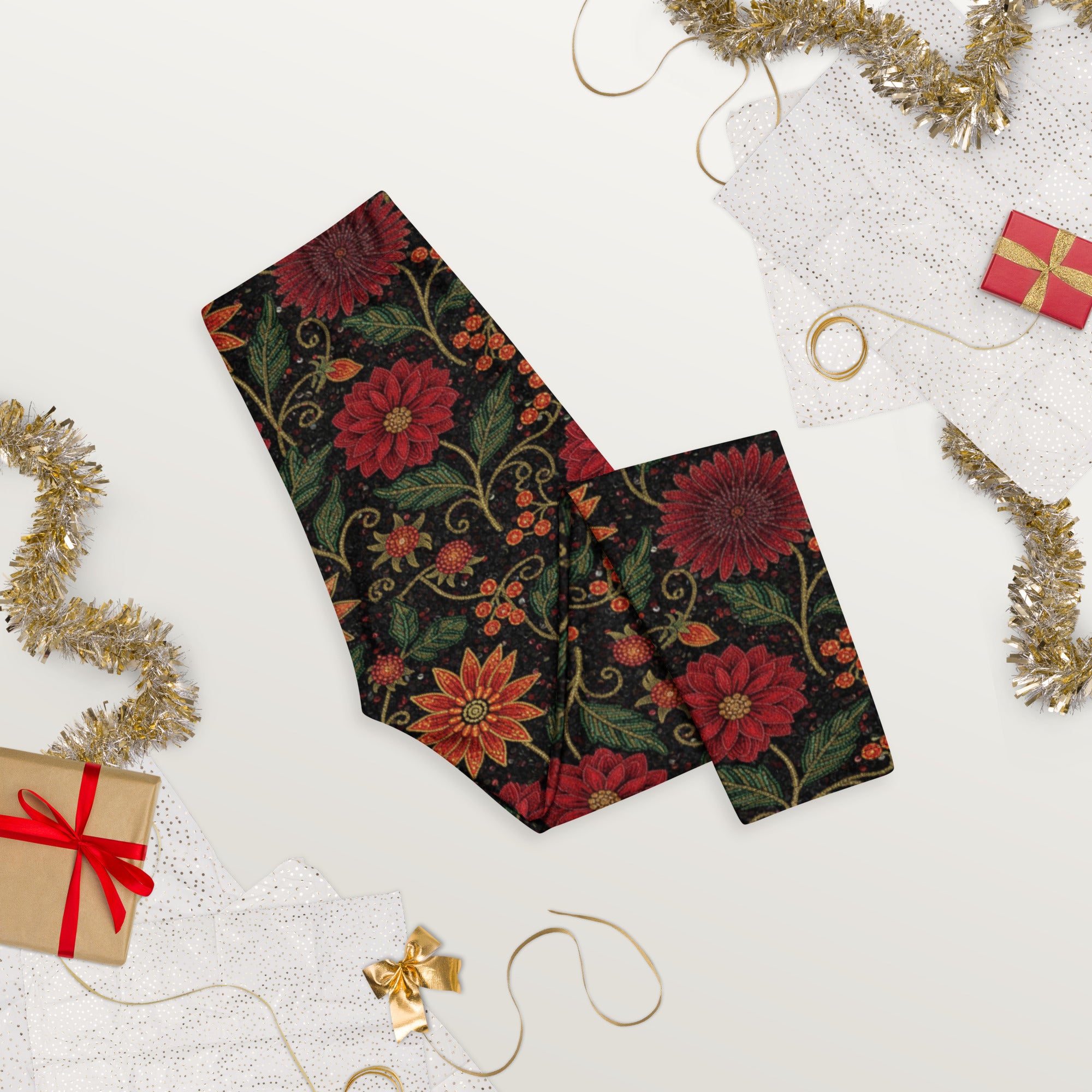 Crimson Fantasy Capri Leggings | GearBunch