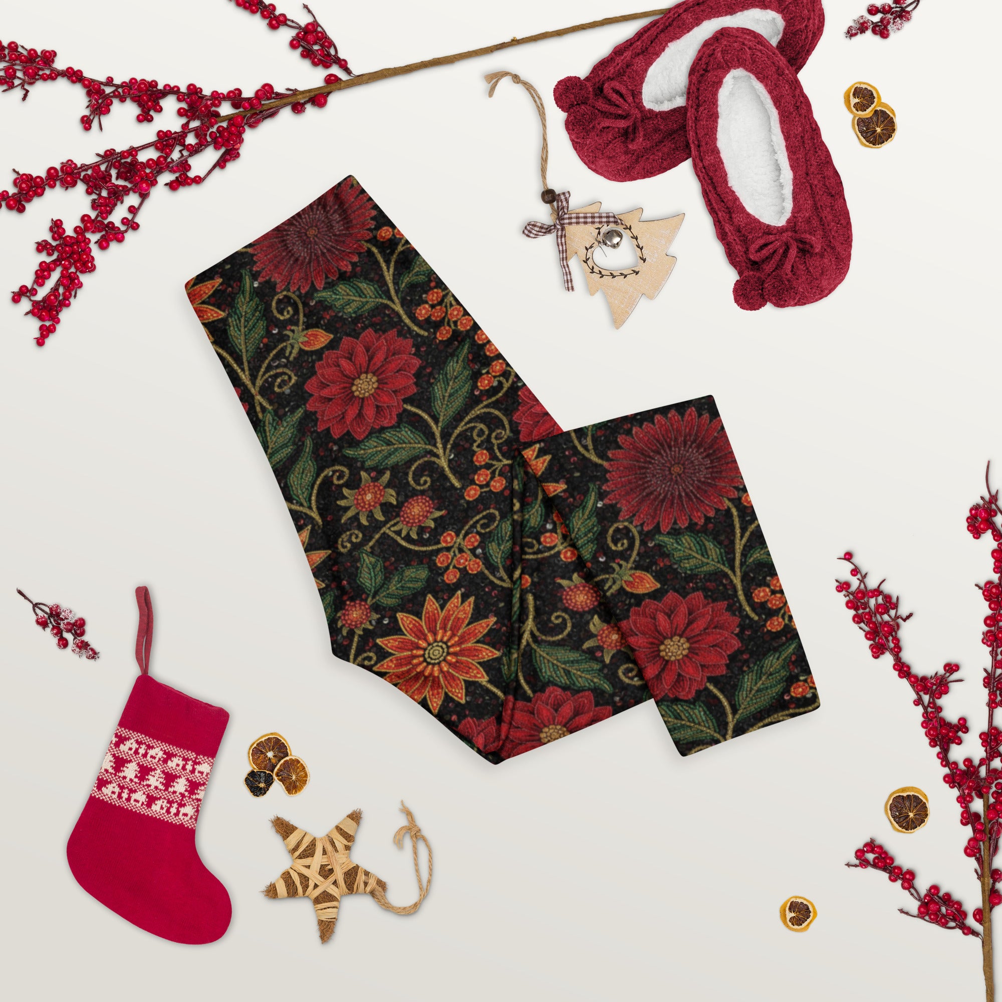 Crimson Fantasy Capri Leggings | GearBunch