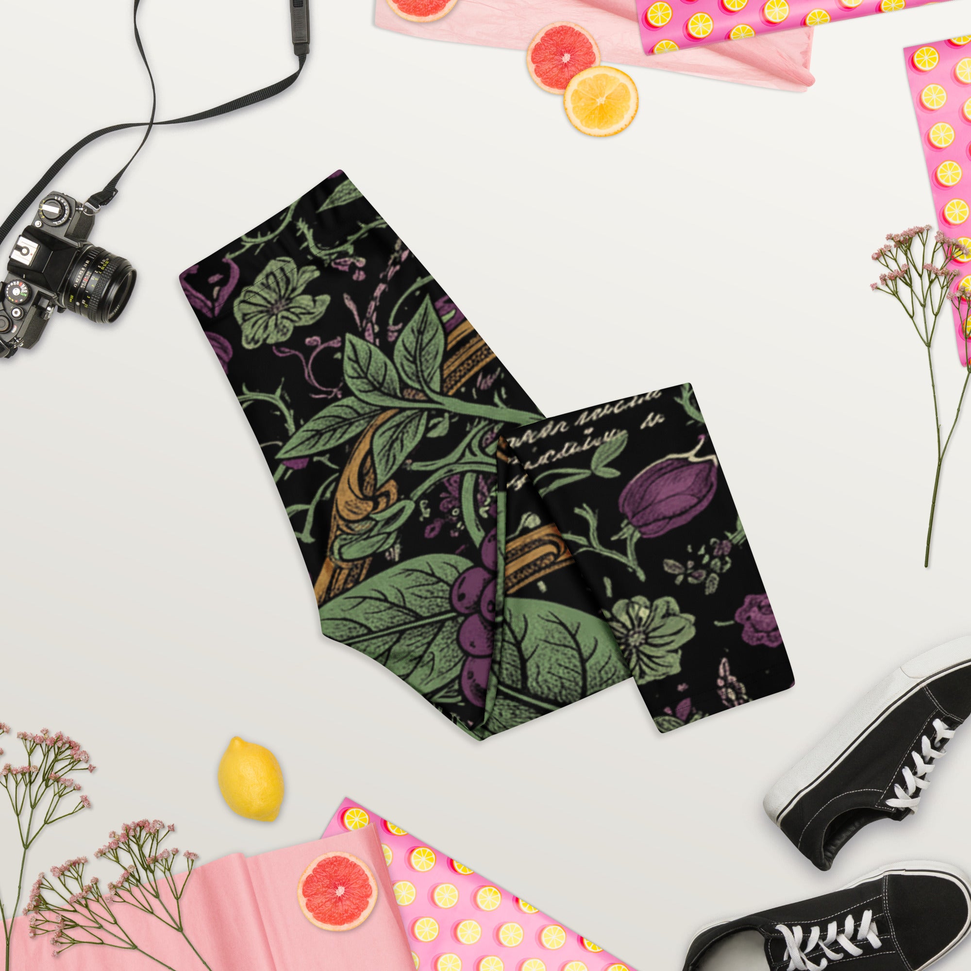 Deadly Nightshade Capri Leggings | GearBunch