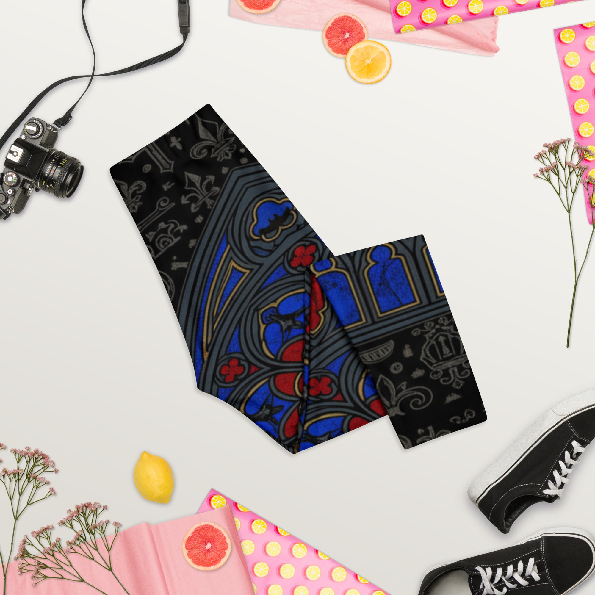Stained Glass Capri Leggings | GearBunch